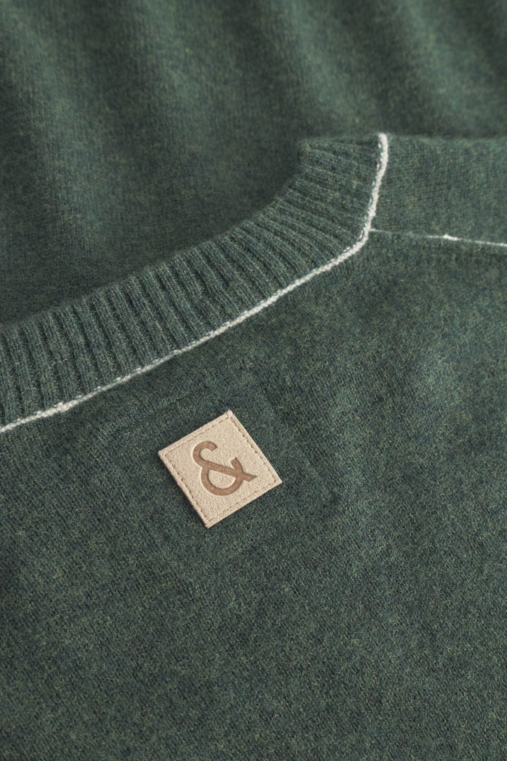 colours & sons Strickpullover »colours & sons Pullover Roundneck Merino Blend«