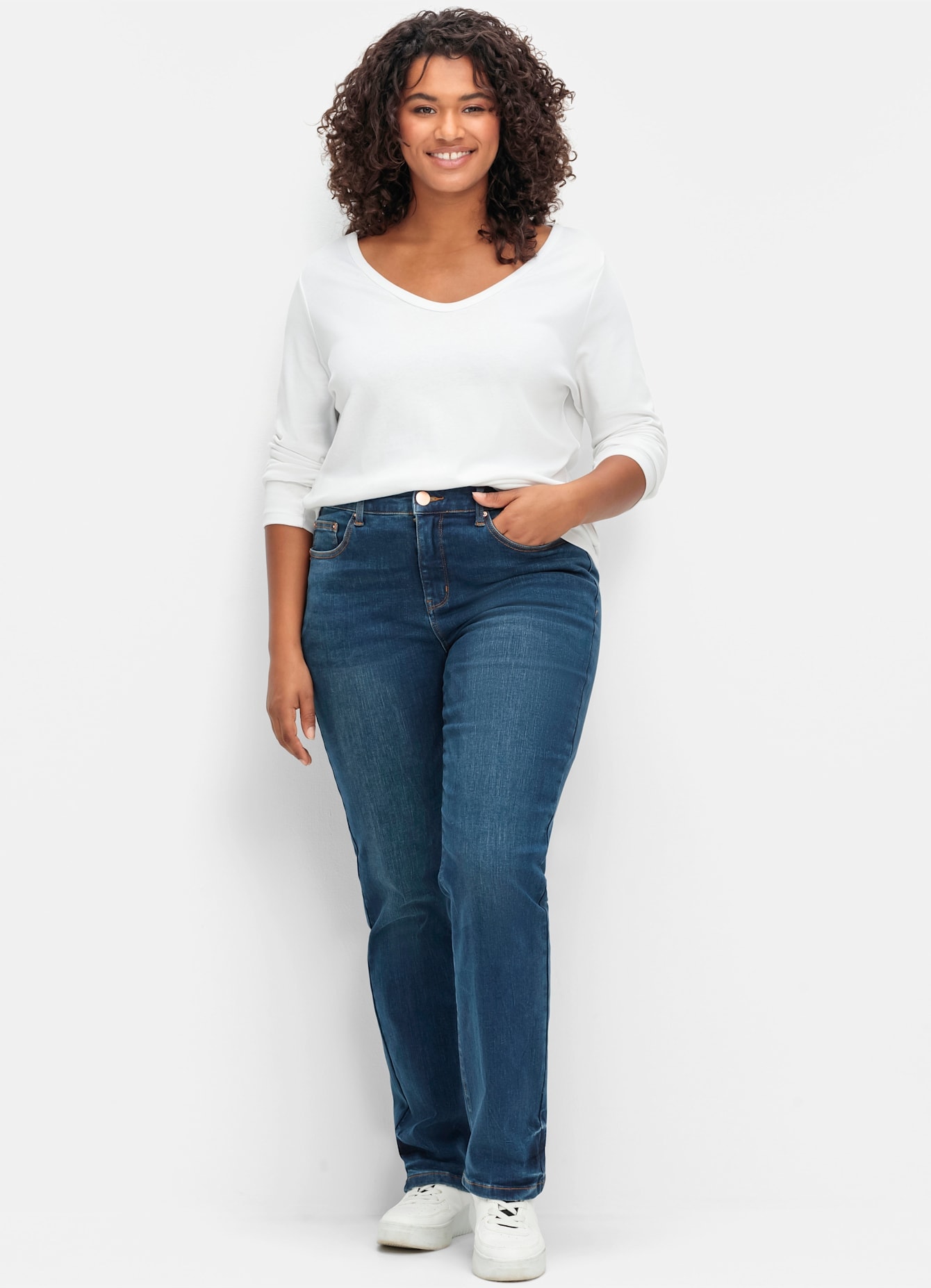 Sheego Bequeme Jeans, (1 tlg.)