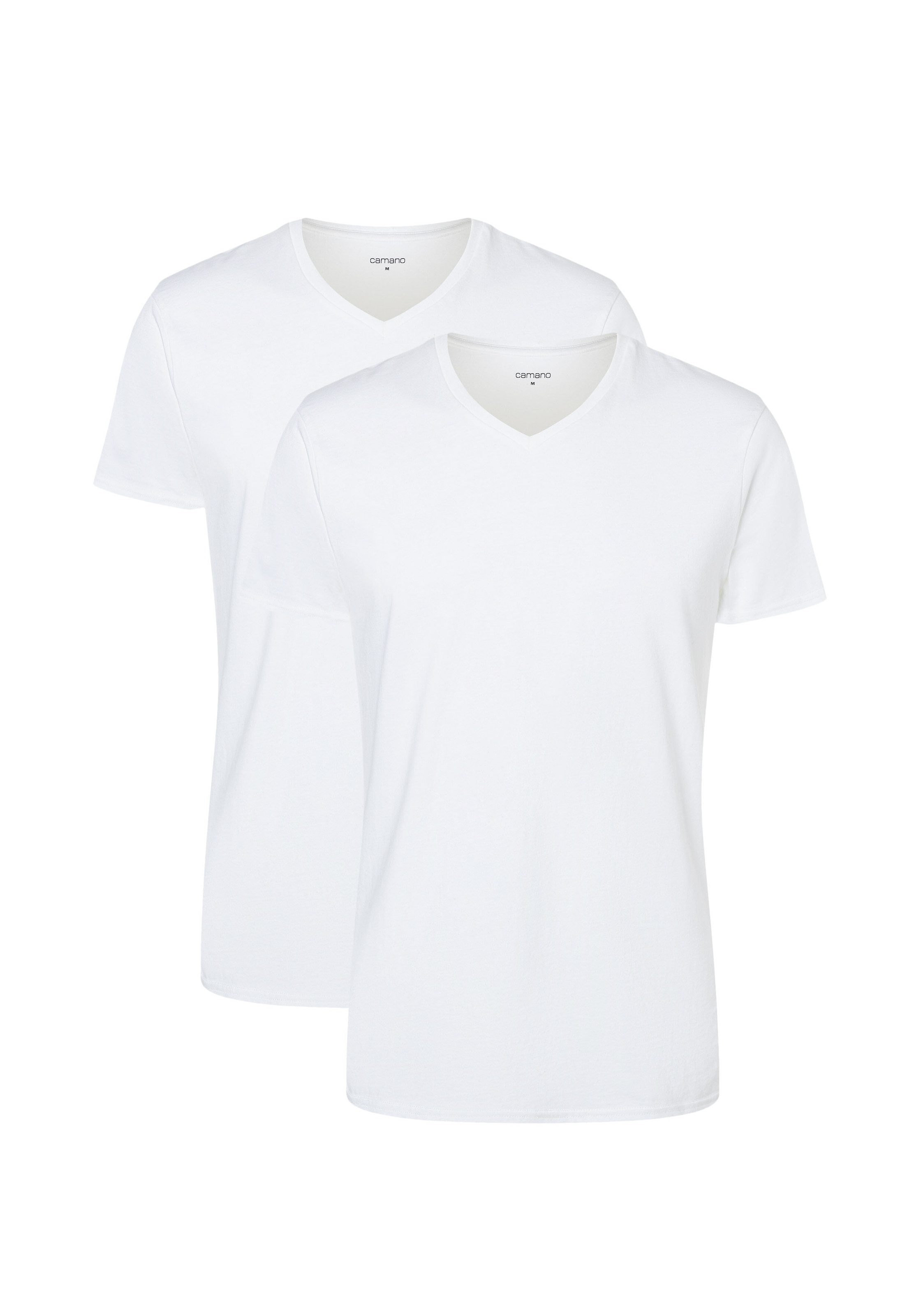 Camano T-Shirt, (2er Pack), mit V-Ausschnitt