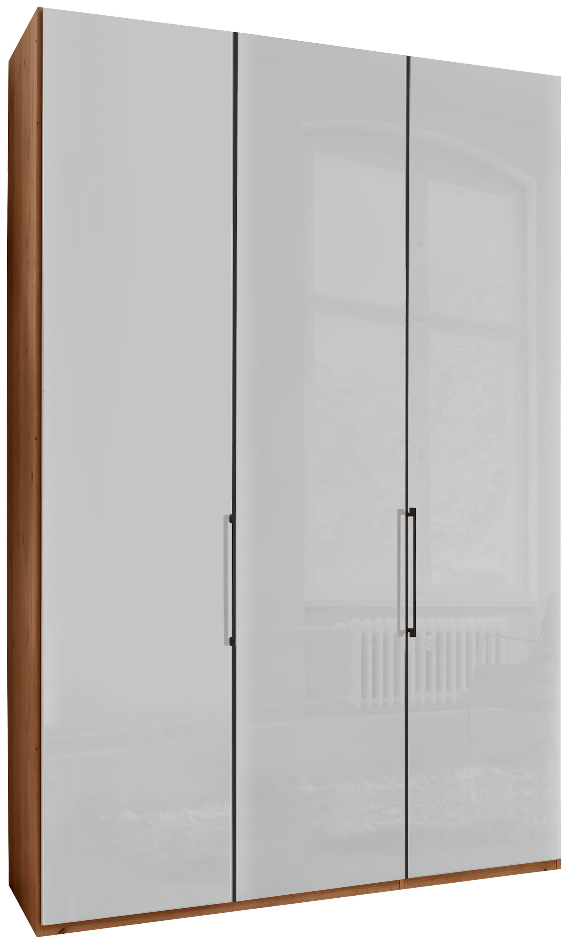 WIEMANN Armoires à vêtements »Monaco, Made in Germany, edle Glasfront, in verschiedenen Farben,« hochwertige Beschlägen inkl. Dämpfung
