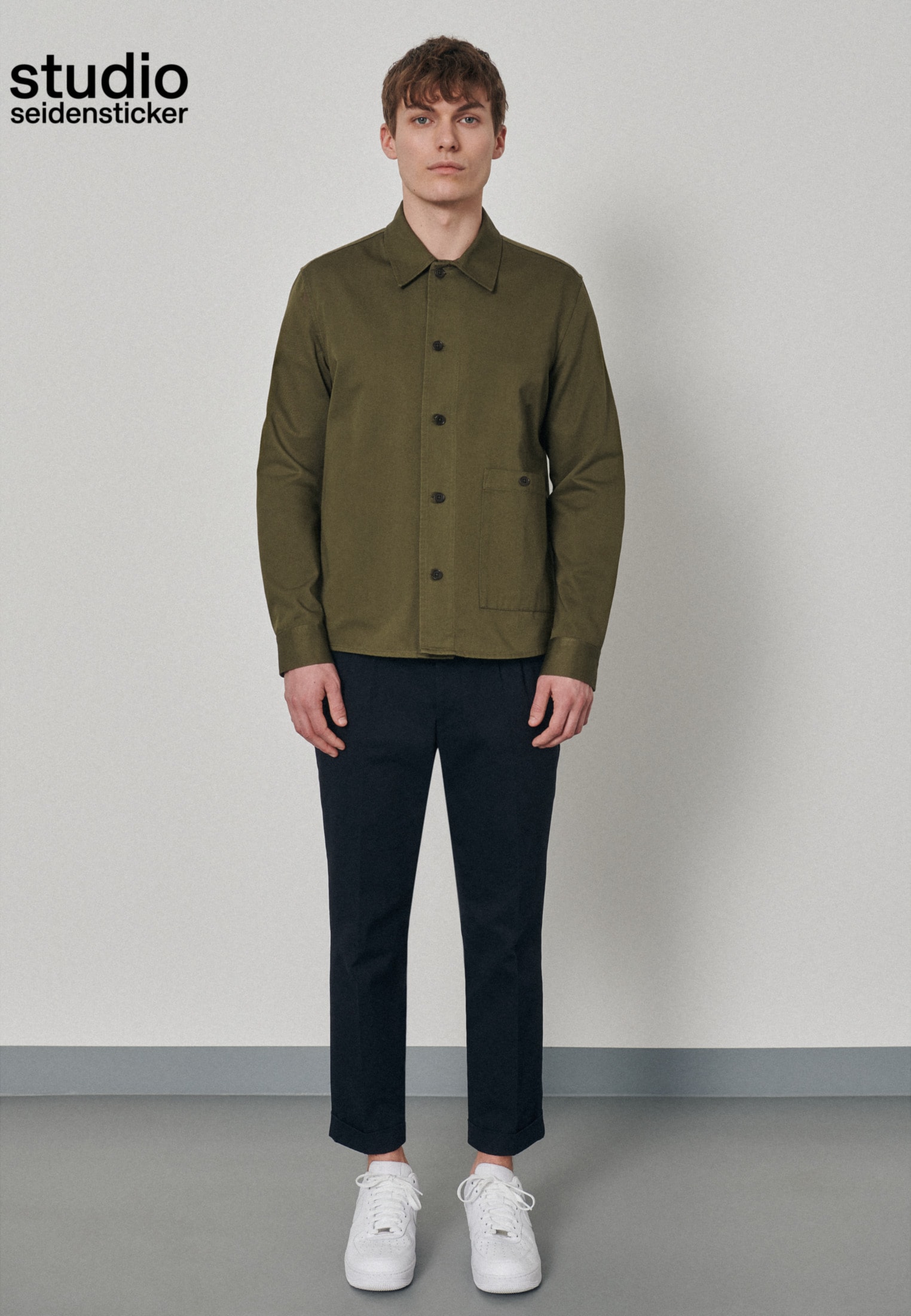 Image of seidensticker Langarmhemd »Studio«, Langarm Kragen Uni bei Ackermann Versand Schweiz