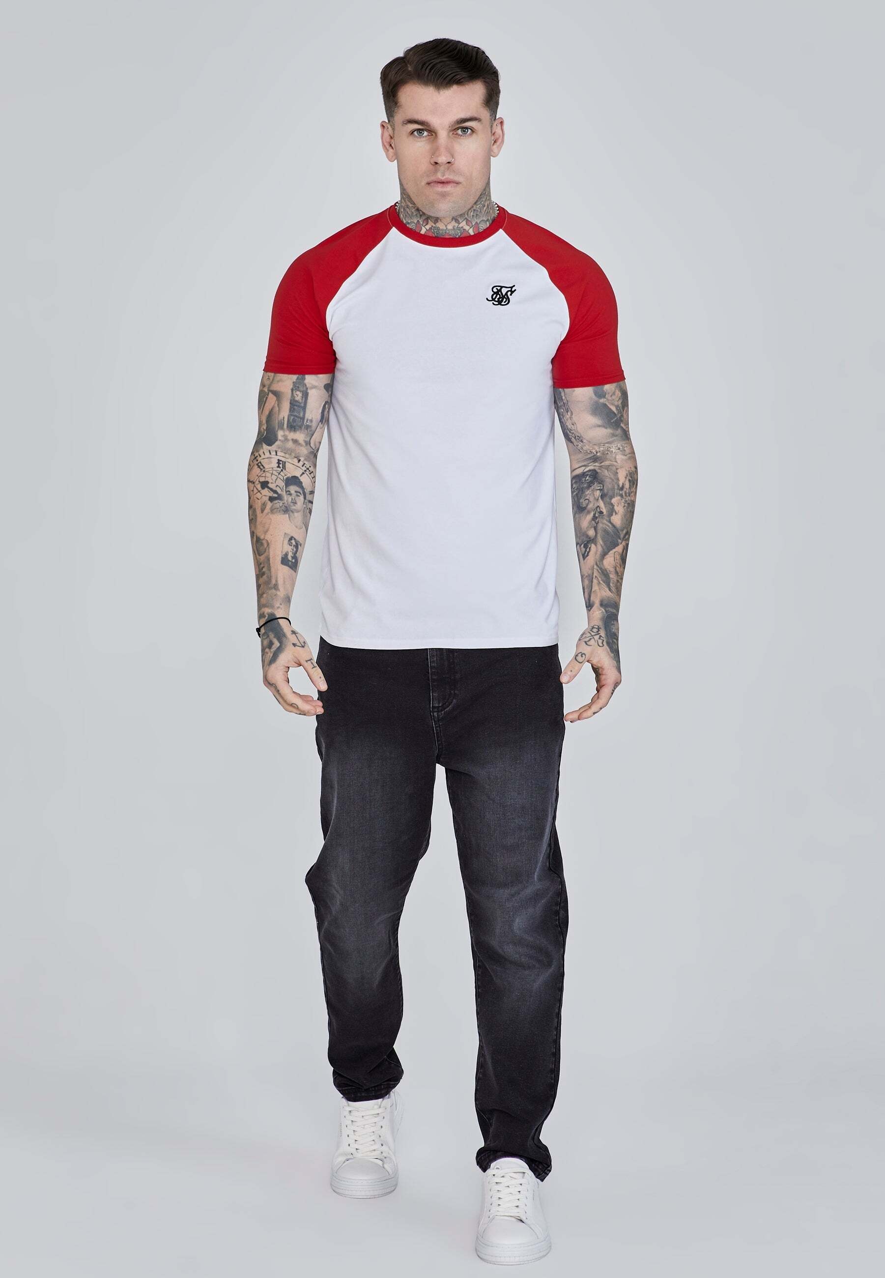 Siksilk T-Shirt »Siksilk T-Shirt Raglan T-Shirt«