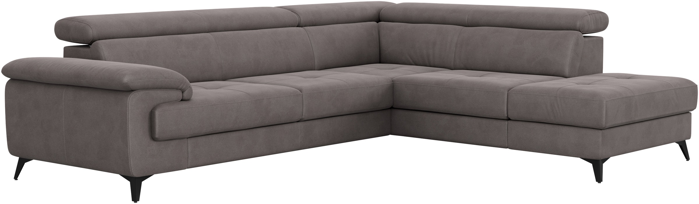 COTTA Ecksofa »Astra L-Form, B: 286 cm« mit Kopfteilverstellung, optional Bettfunktion & Bettkasten