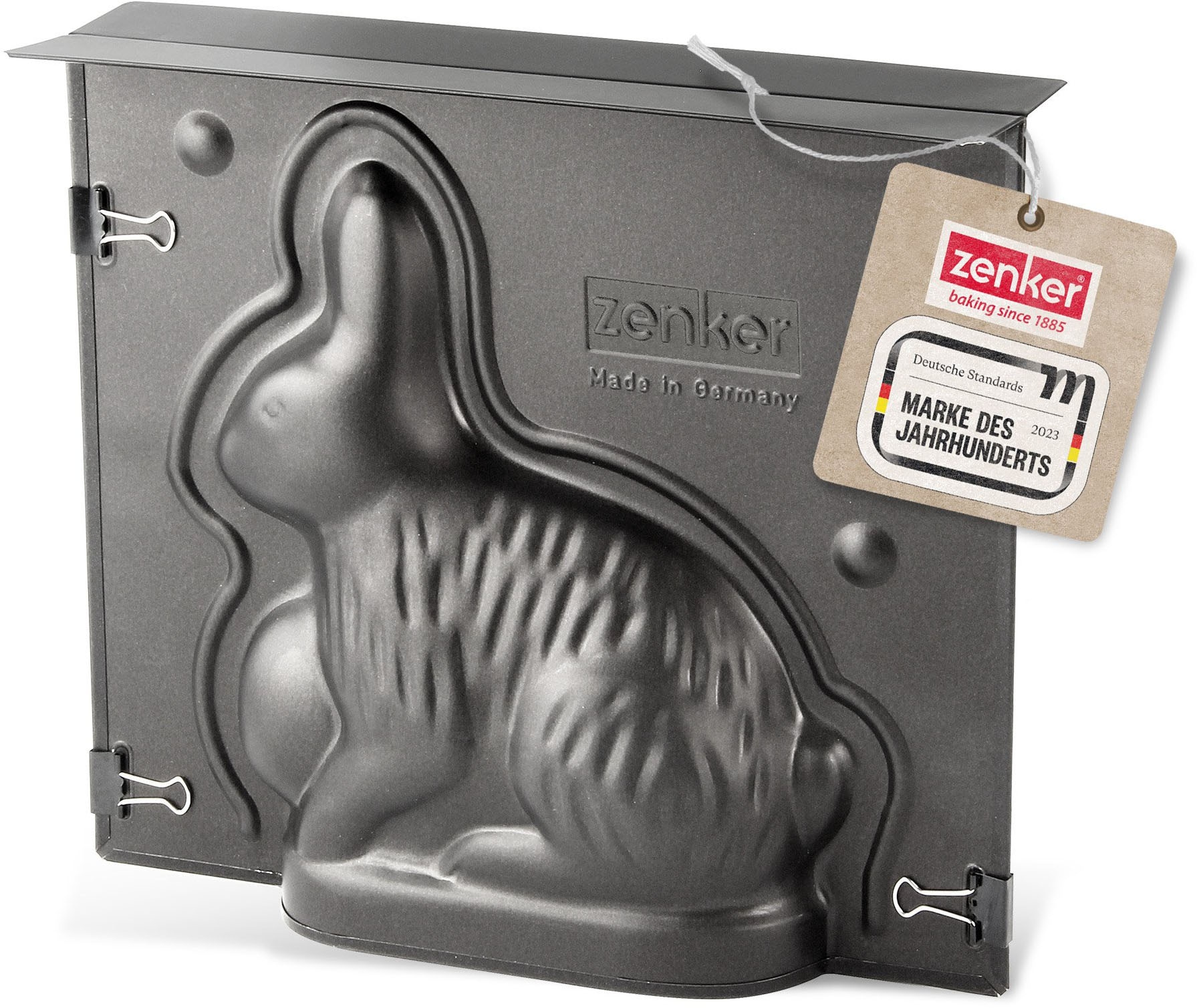 Zenker Backform »Hase«, Hasenbackform – Osterbackform, 3D-Backform, Antihaftbeschichtet, 600ml