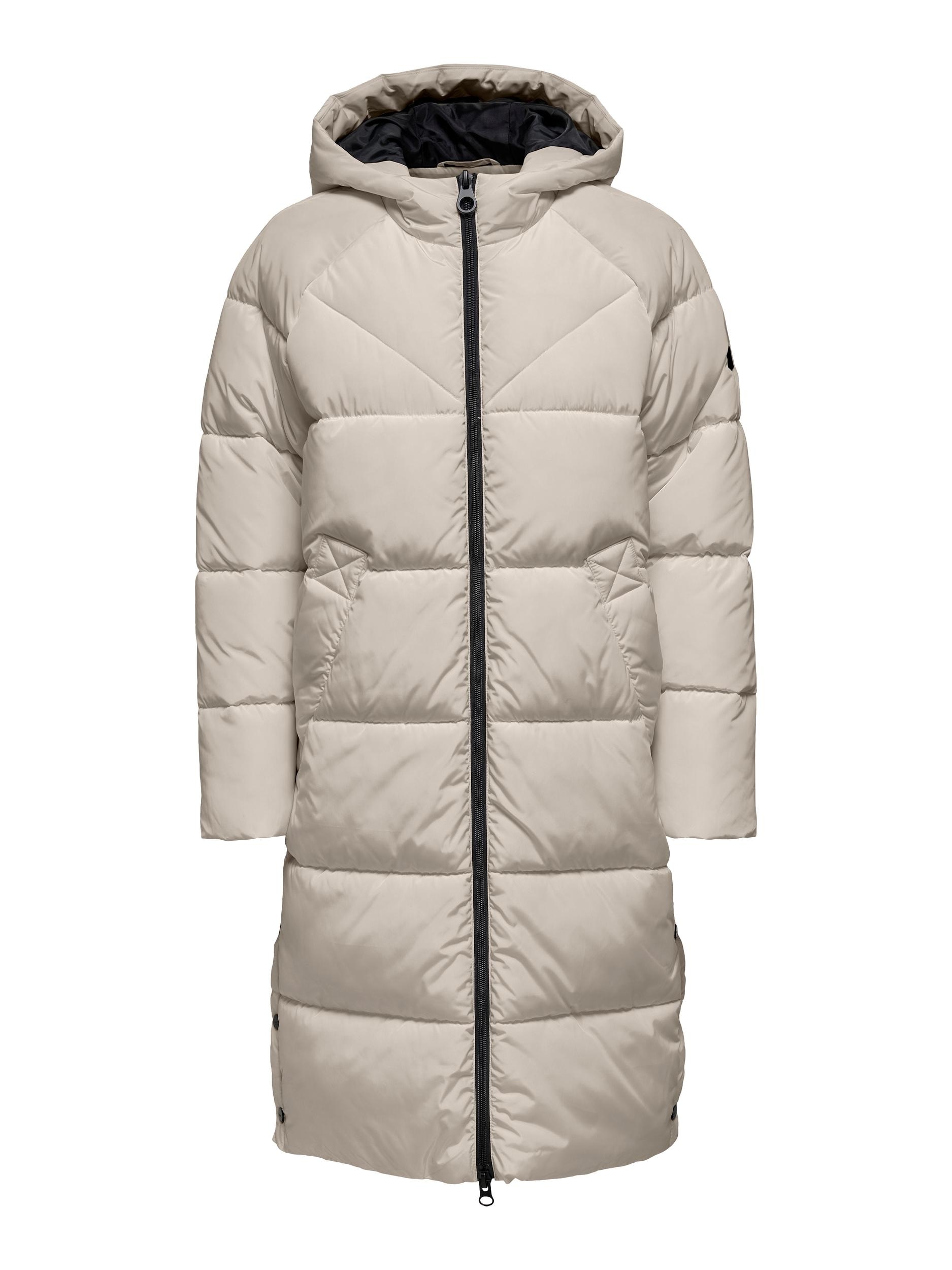 ONLY Steppmantel »ONLAMANDA LONG PUFFER COAT«, mit Kapuze