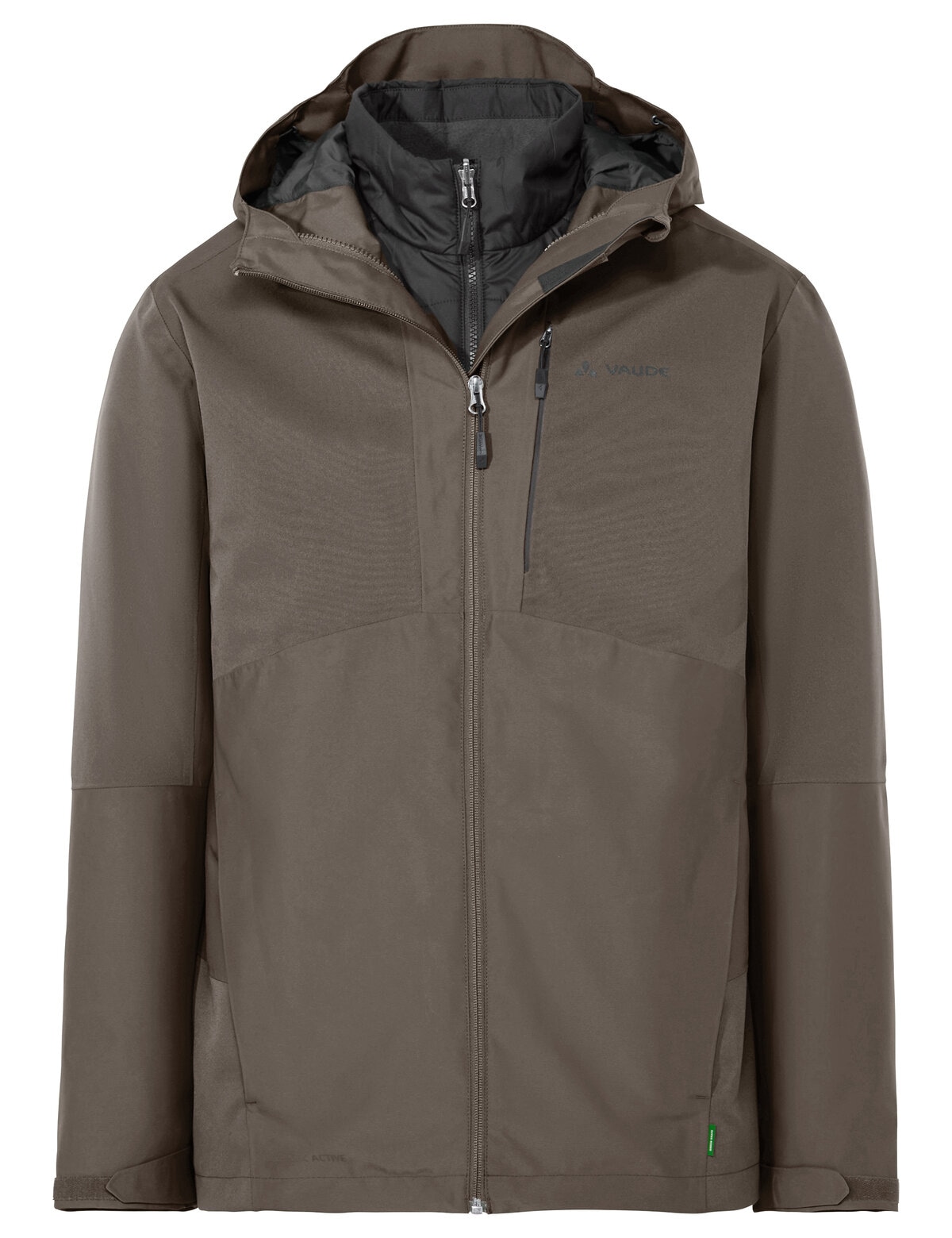 VAUDE Veste fonctionnelle 3 en 1 coupe-vent, imperméable, respirant, chaud