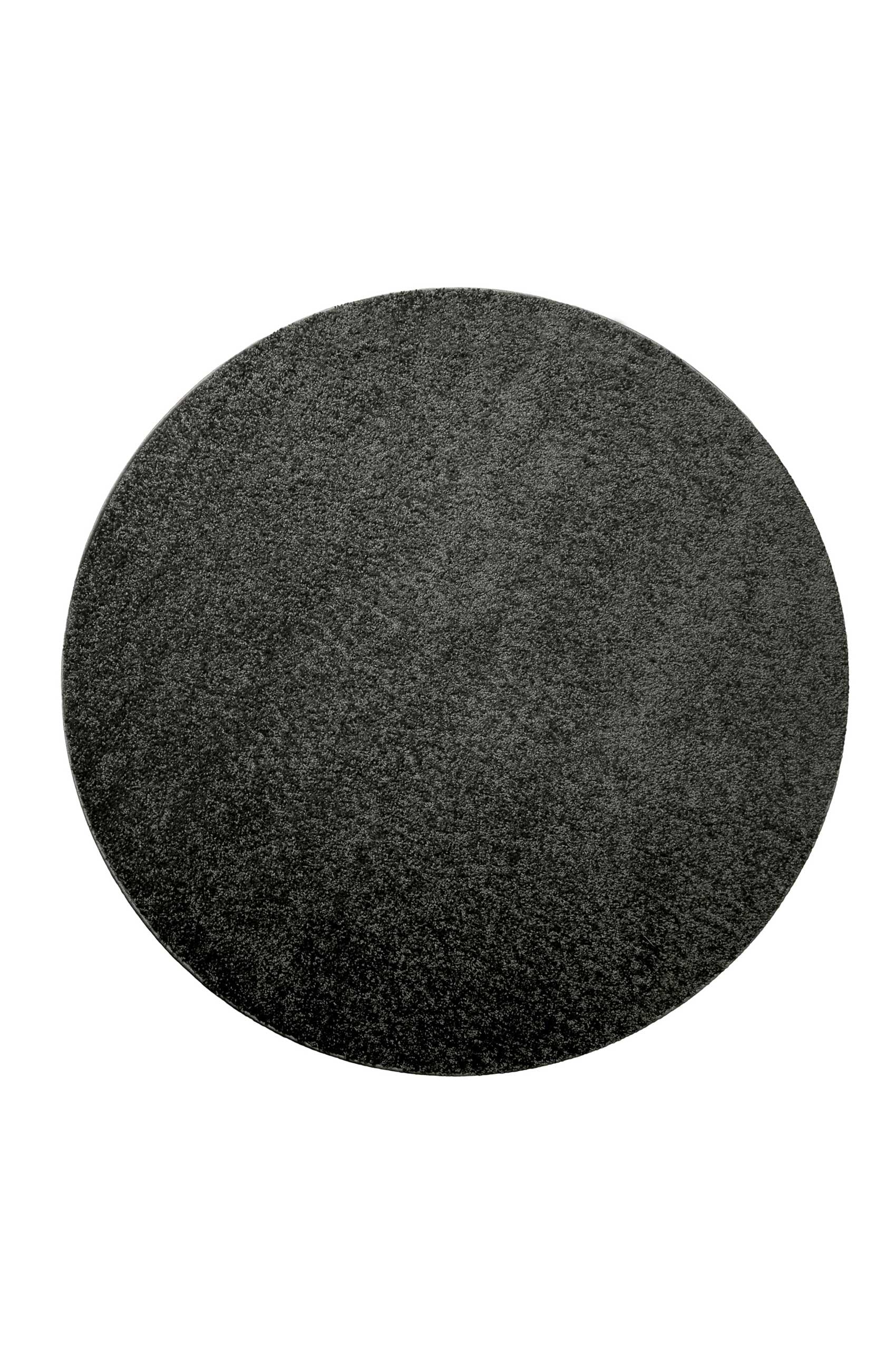 Image of Homie Living Teppich "Gino" rund 30 mm Höhe Hochflor, gewebt, weich, uni, Wohnzimmer, Schlafzimmer, waschbar