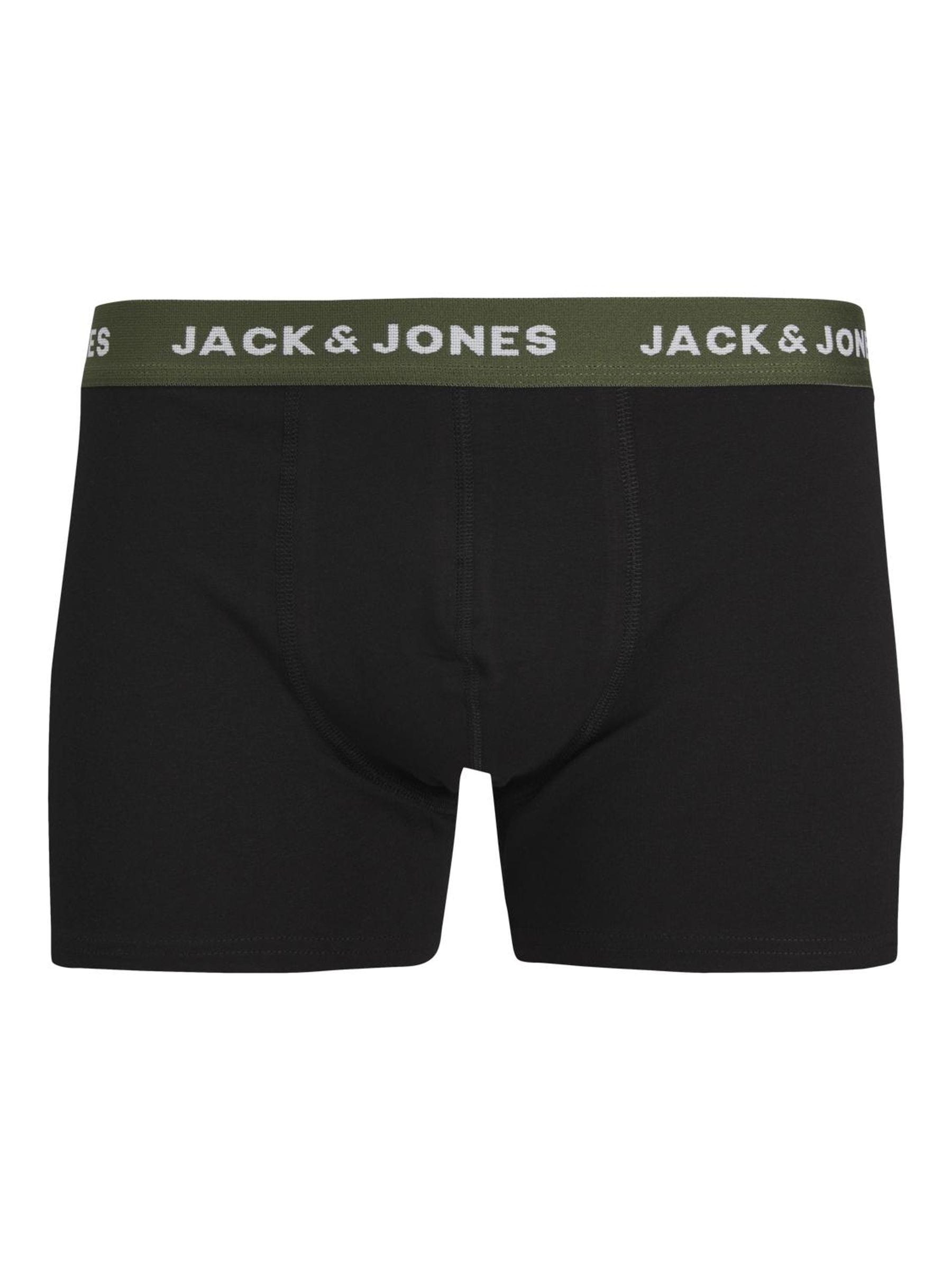 Jack & Jones Tronc »JACOLIVER – Elastische Boxershorts mit Stretch und Bund« Packung, 5 cuis tlg., bedruckt, modisch, regular fit, Jersey