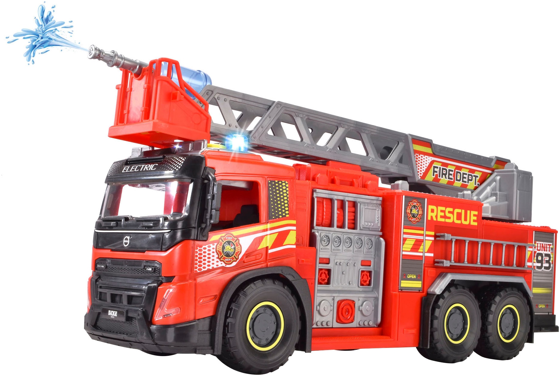Dickie Toys Jouet pompier »Giant Fire Truck« mit Licht und Sound