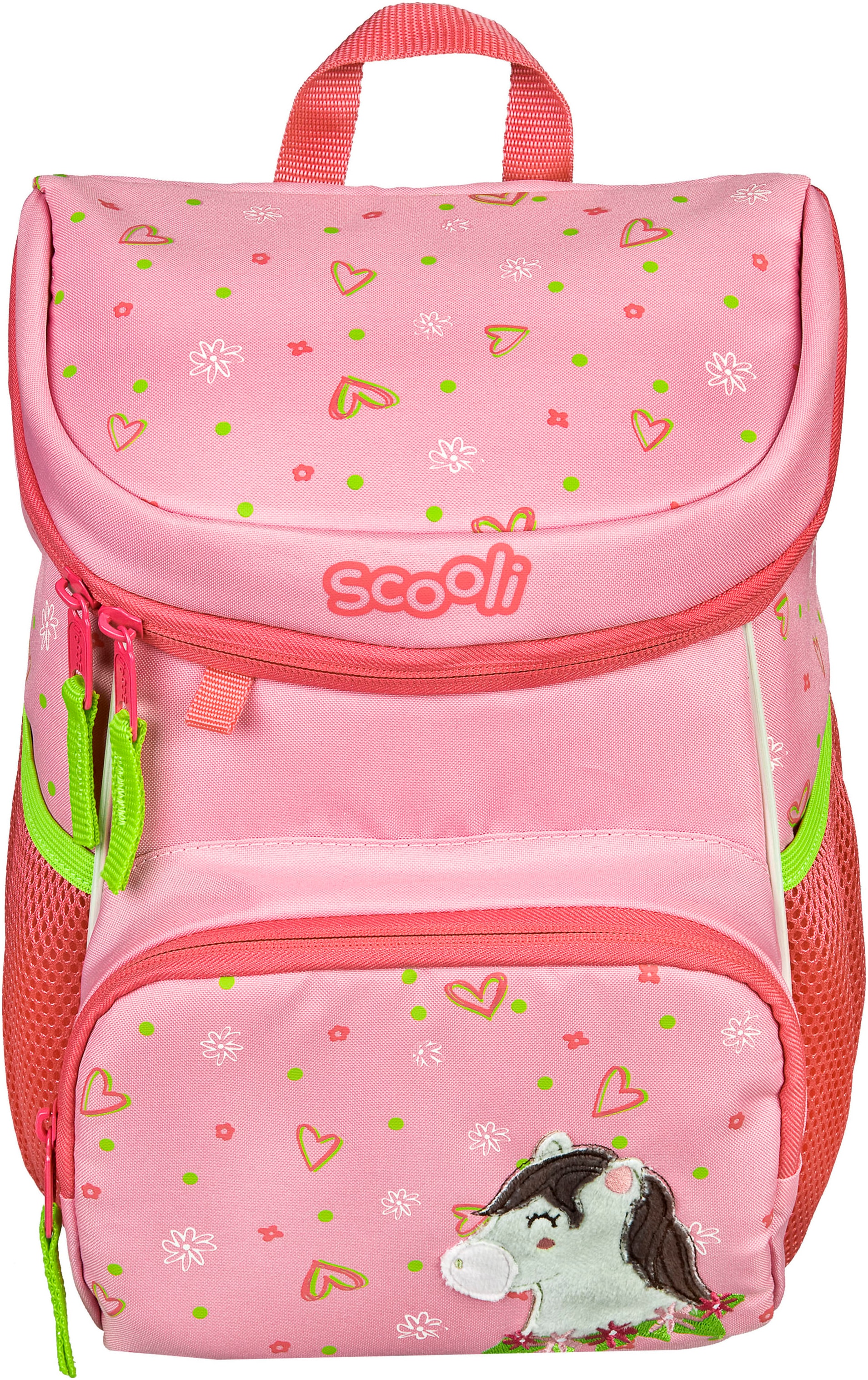 Image of Scooli Kinderrucksack "Mini-Me, Polly Pony" Reflektoren für den Kindergarten