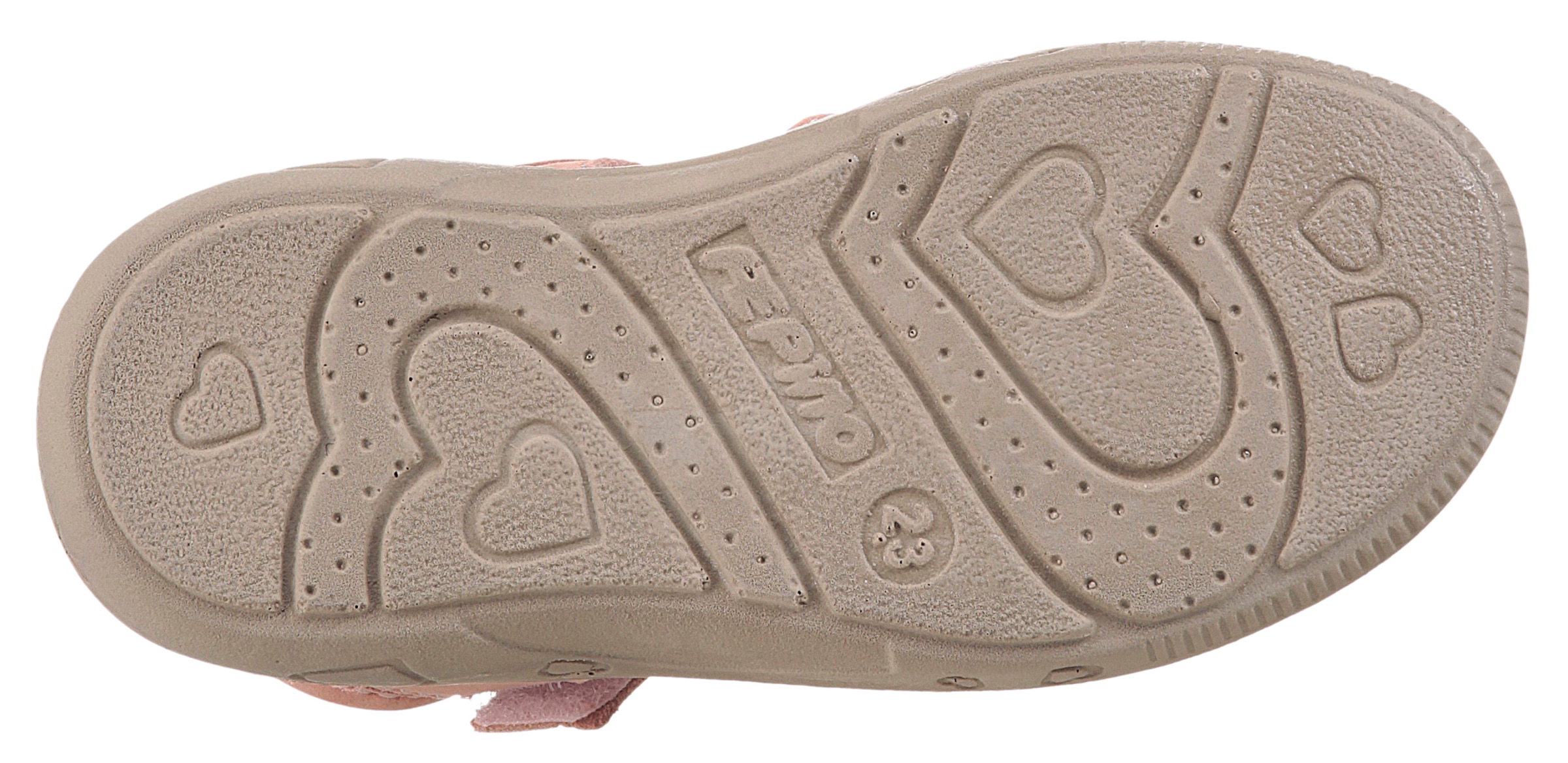 PEPINO by RICOSTA Chaussures de marche »Mimi WMS: mittel«  Sandalette mit Klett und Stickerei, Grössenschablone zum Download