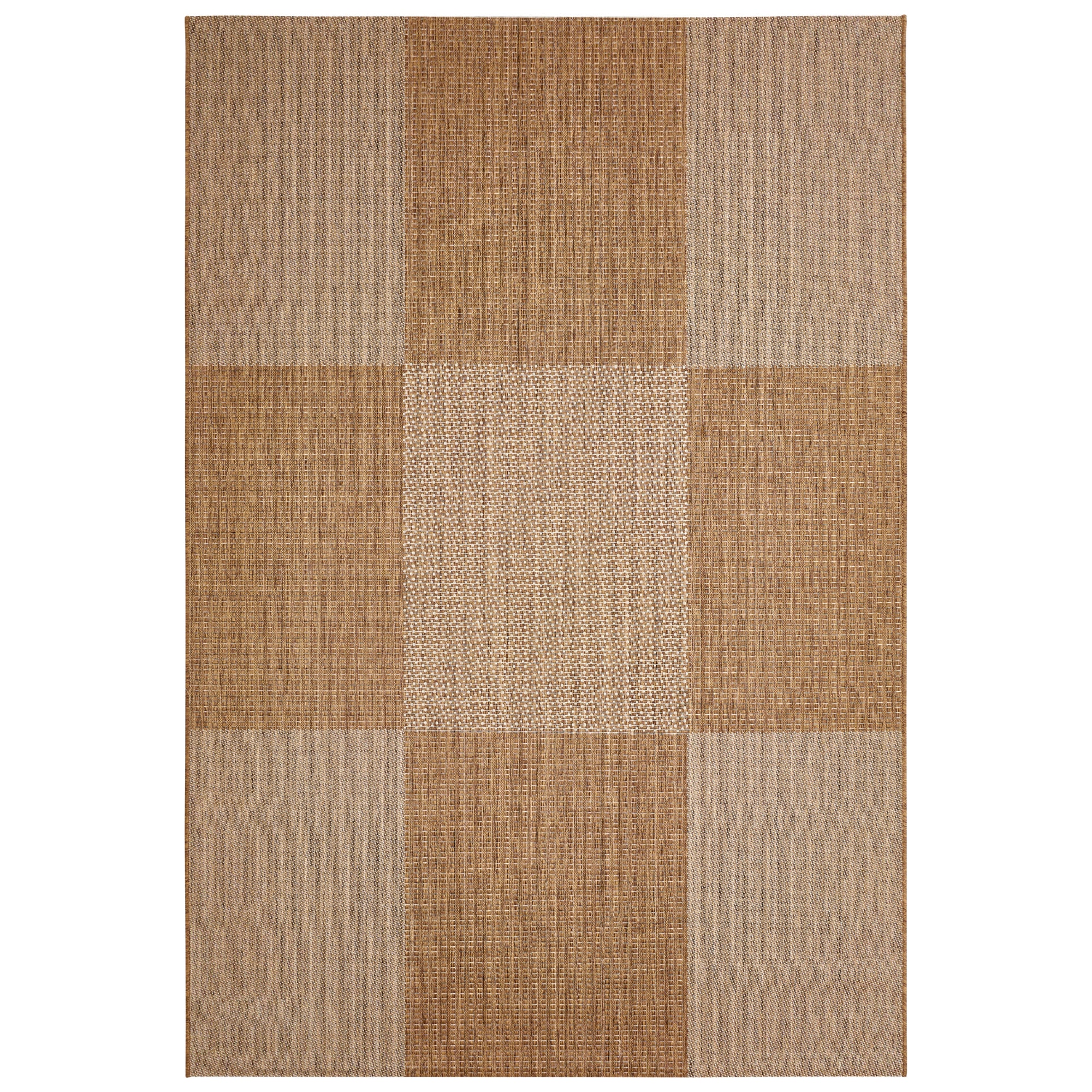 Andiamo Tapis »ARIZONA1« Rectangulaire 5 mm Höhe Flachgewebe, kariertes Muster, In- und Outdoor geeignet, wetterfest