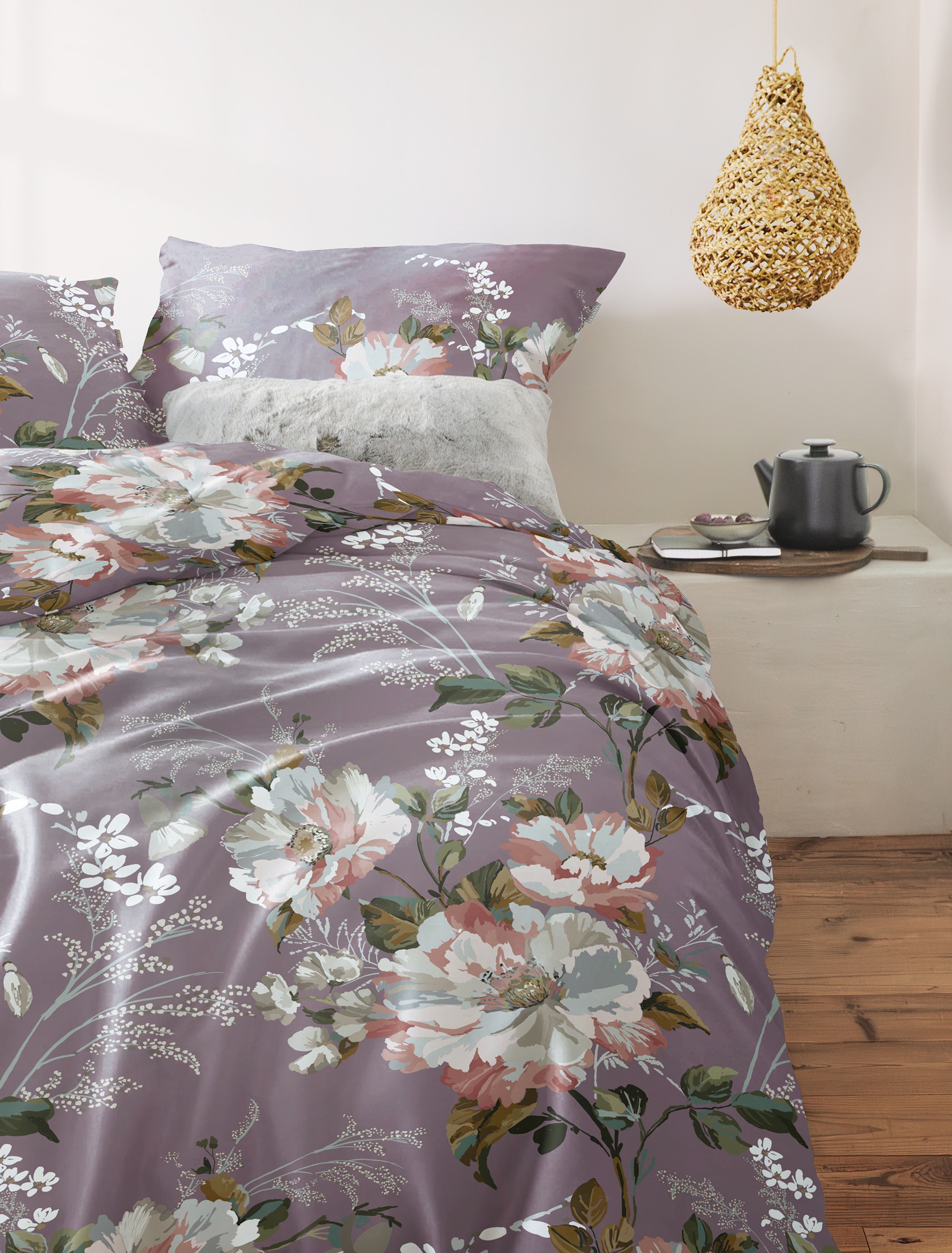 Irisette Bettwäsche »Wave 8781« 2 Mako-Satin, anschmiegsam und atmungsaktiv, Ganzjahresqualität