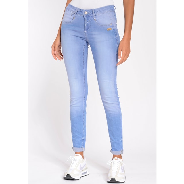 ♕ GANG Skinny-fit-Jeans »94NELE«, mit Stretch und seitlichen  Dreieckseinsätzen versandkostenfrei kaufen