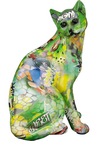 Tierfigur »Katze Street Art«