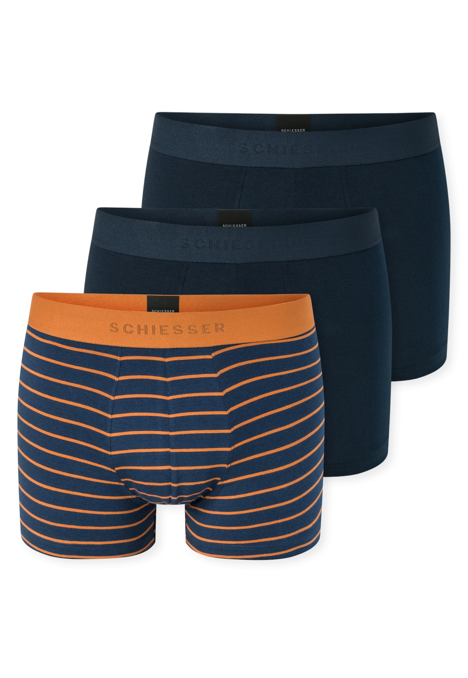Schiesser Boxer »95/5 Multipacks« 3er Pack,  ohne Eingriff, softer Logo-Webgummibund