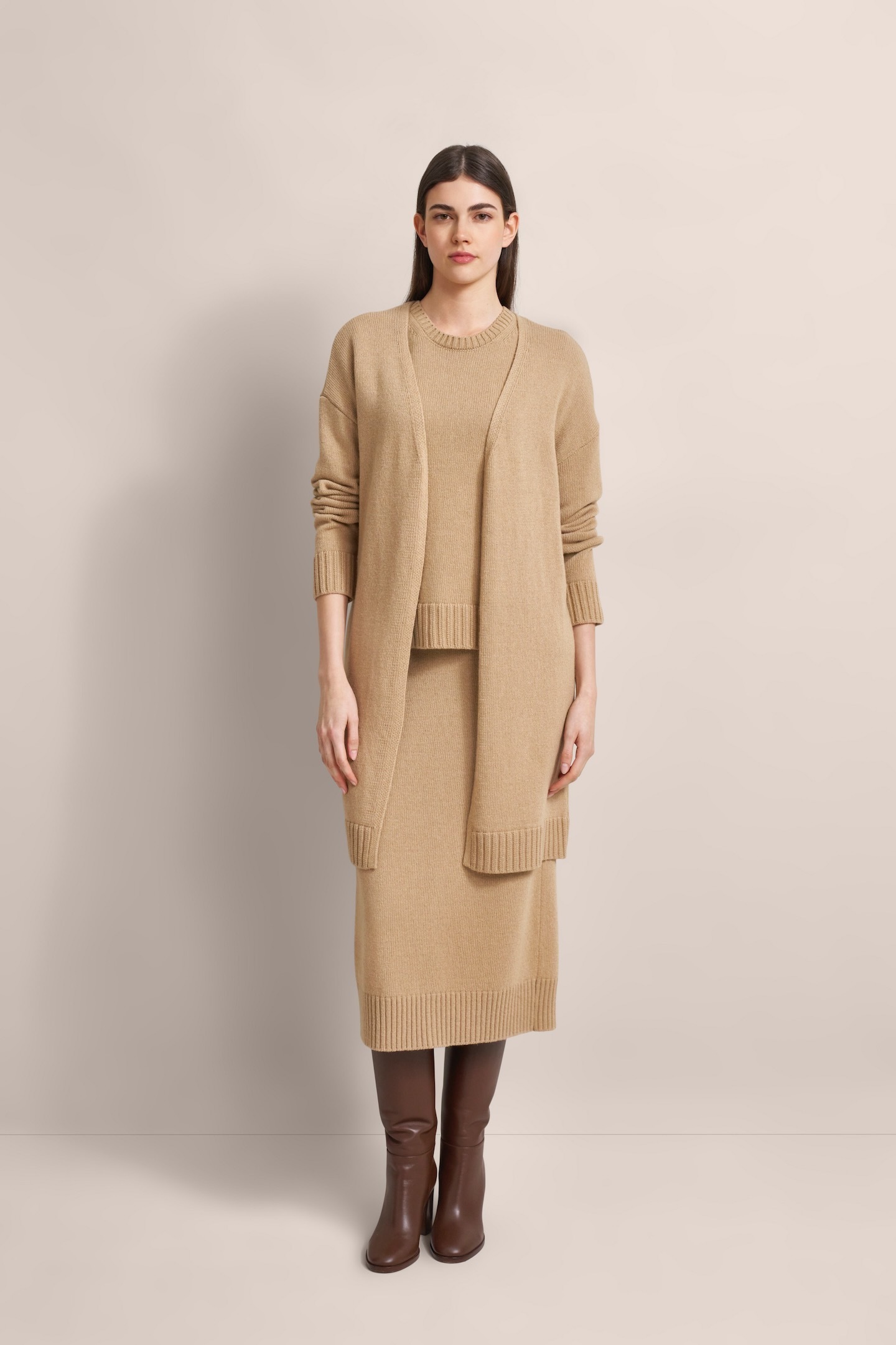 bugatti Strickjacke, mit breitem Rippenbündchen