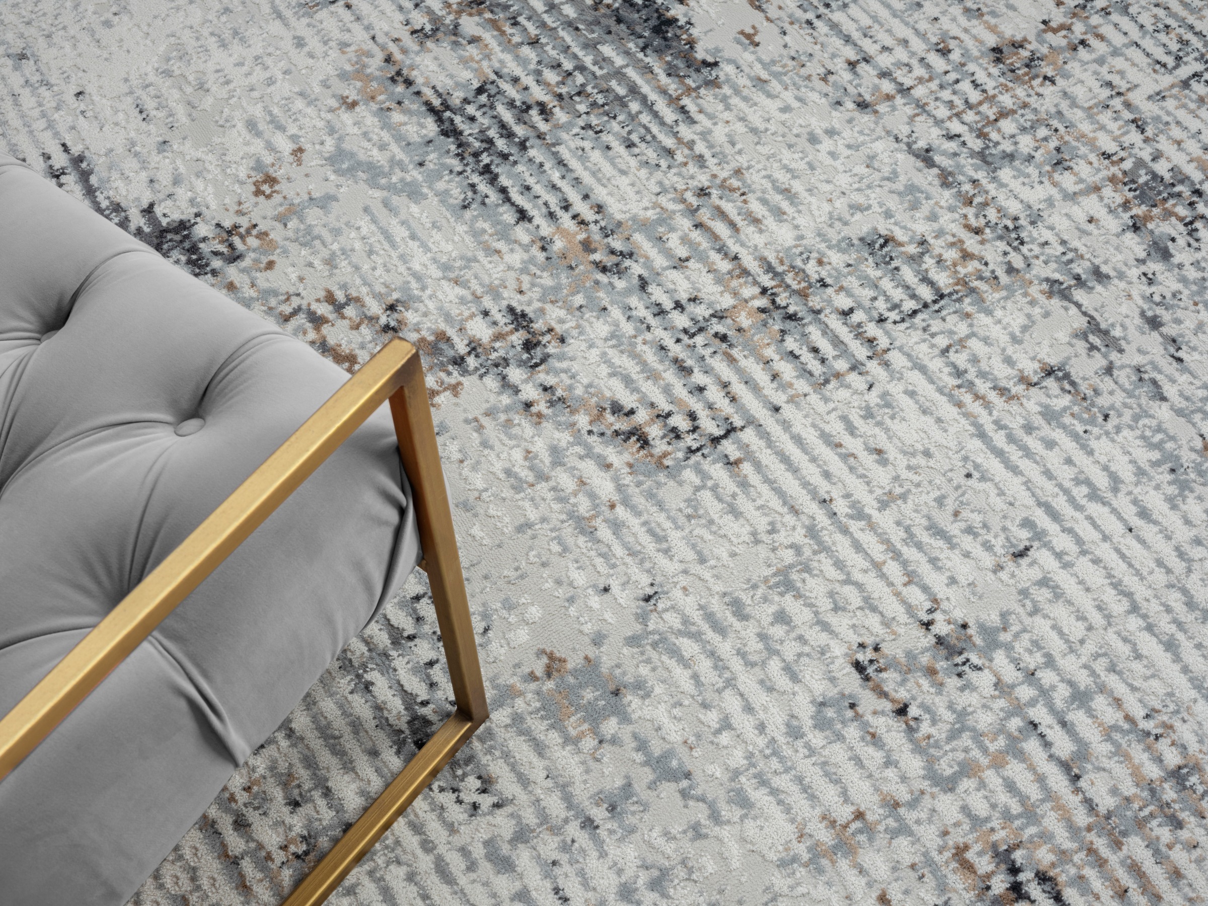 my home Teppich »Kaylan, LAGERRÄUMUNG!«, rechteckig, 8 mm Höhe, Kurzflor, modernes Design, pflegeleicht, Wohnzimmer