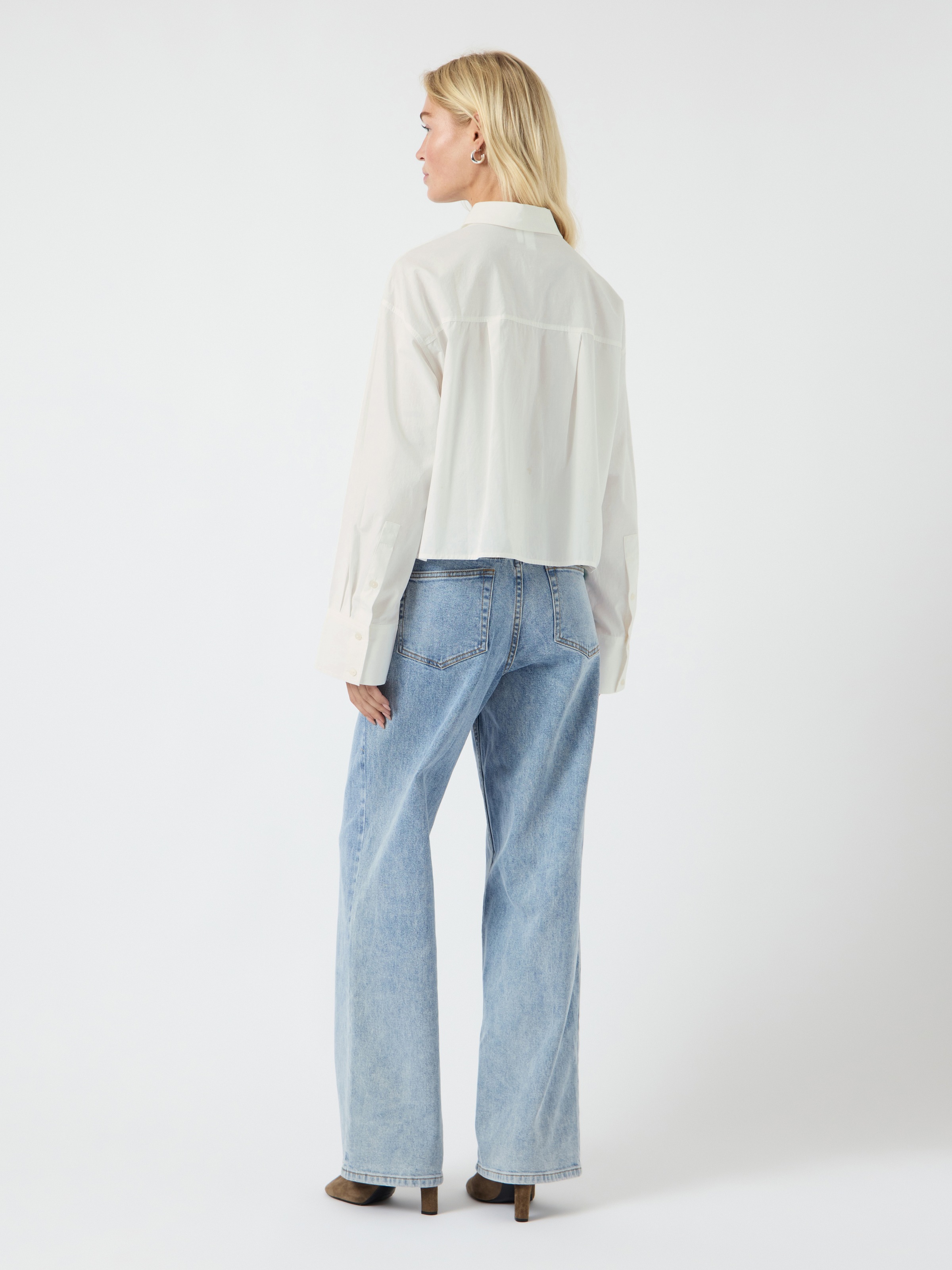 Y.A.S Blouse chemise »YASLEE LS SHORT SHIRT S. NOOS« Baumwolle