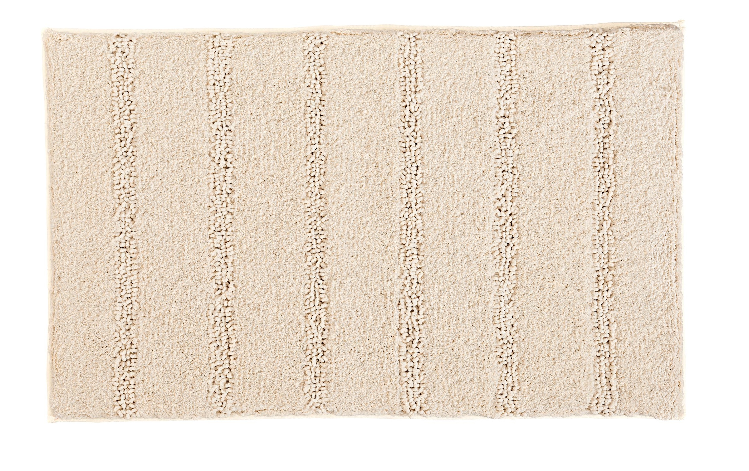 Kleine Wolke Tapis de bain »Monrovia« Höhe 23 mm revêtement antidérapant compatible chauffage au sol Badteppich, Uni Farben, gestreift, aus Mikrofaser, waschbar
