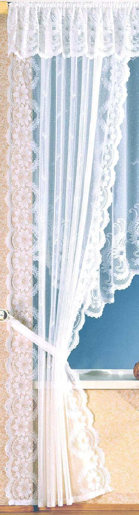 Weckbrodt Rideau »Flensburg« Bande volante 1 cuis tlg. Seitenschal, Jacquard, strukturiert, halbtransparent, Gardine, Store