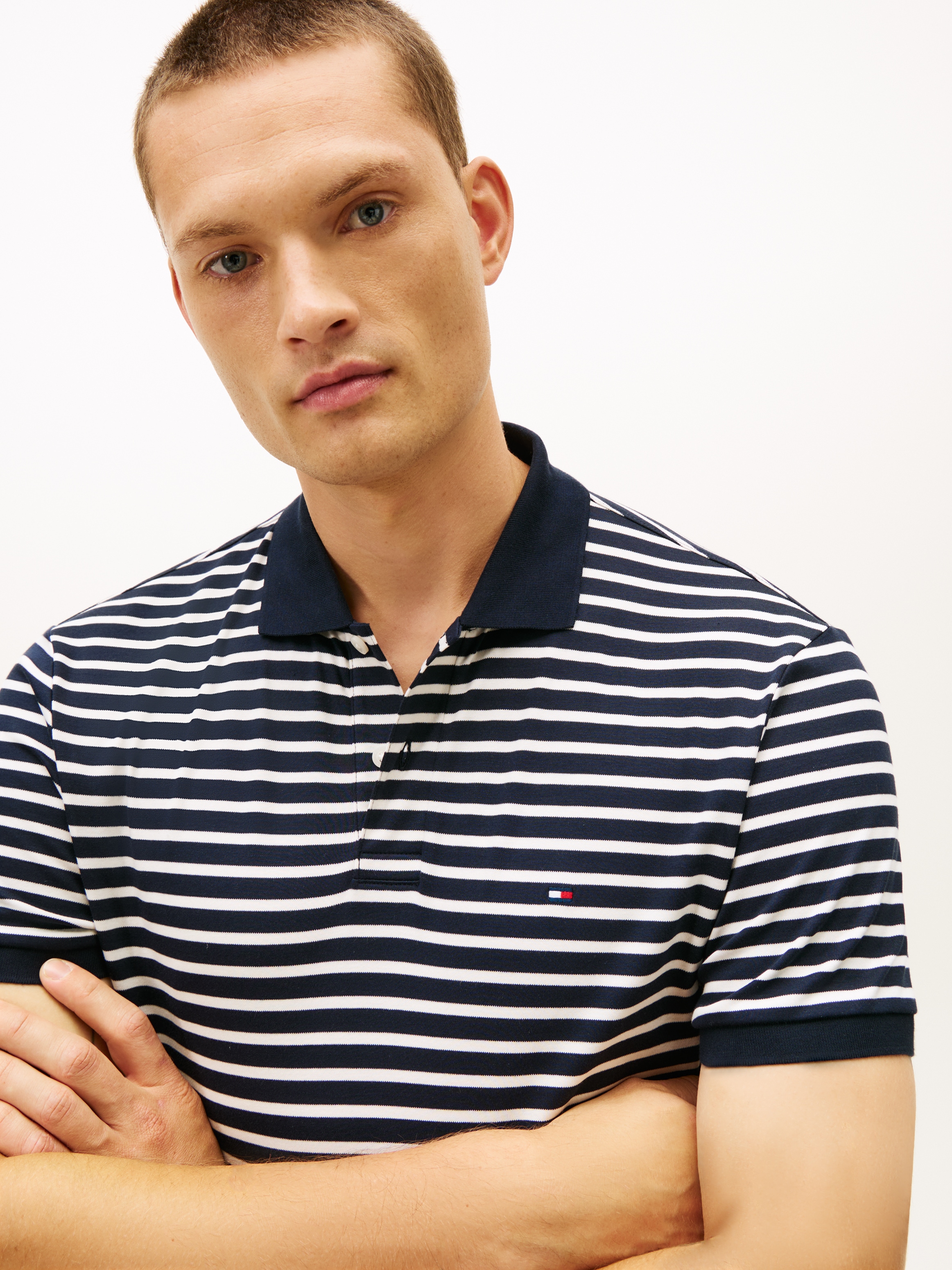 Tommy Hilfiger Polo »LIQUID COTTON REGULAR SEASONAL« mit Logostickerei