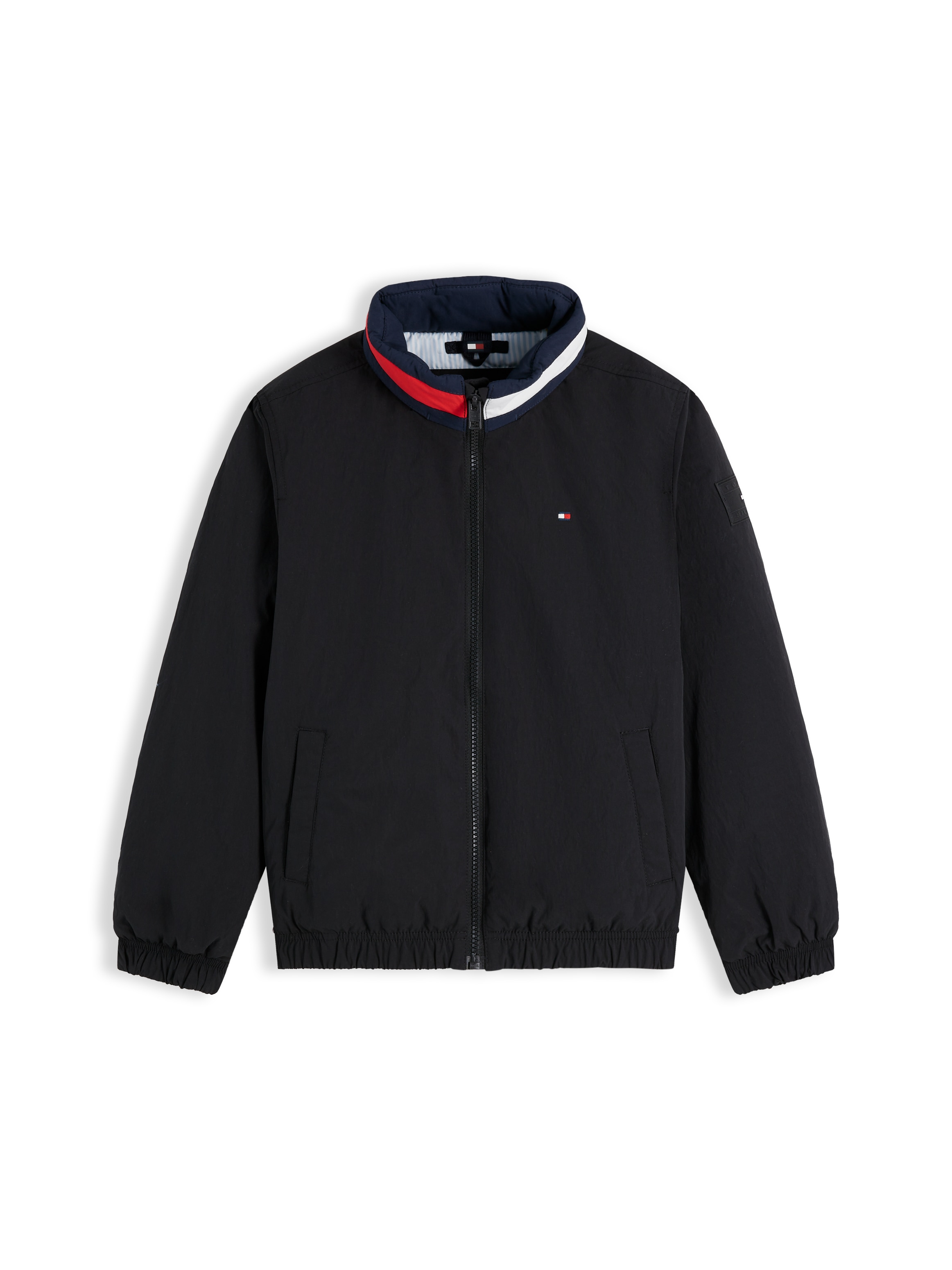 Tommy Hilfiger Blouson avec capuche Capuche dissimulable dans le col, coupe Regular, enfants jusqu'à 16 ans