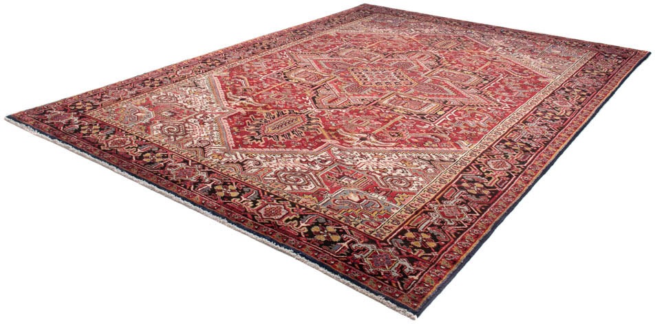 Image of morgenland Orientteppich »Perser - Nomadic - 345 x 247 cm - dunkelrot«, rechteckig, 10 mm Höhe, Wohnzimmer, Handgeknüpft, Einzelstück mit Zertifikat bei Ackermann Versand Schweiz