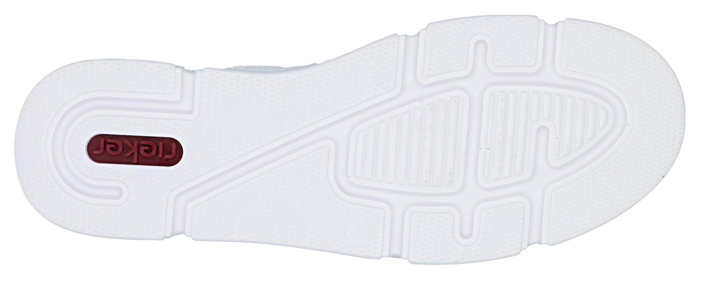 Rieker Baskets à plateforme  mit metallicfarbenen Akzenten, Freizeitschuh, Halbschuh, Schnürschuh