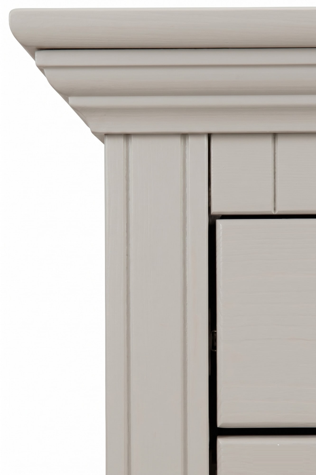 GOODproduct Commode à chaussures »Rustic« ,  en pin massif, largeur 130 cm, pour environ 2 x 12 paires de chaussures