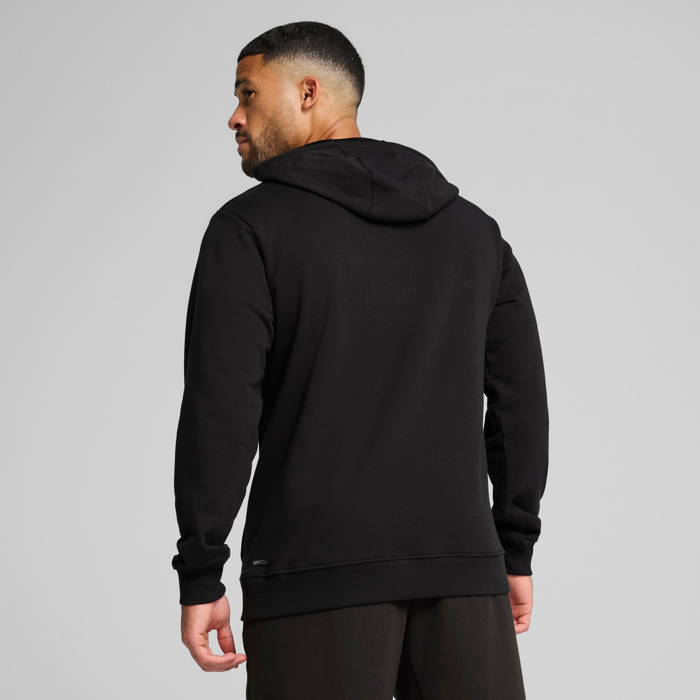 PUMA Sweat à capuche »M TAD ESSENTIALS FRENCH TERRY HOODIE«, avec capuche, col rond, avec poche kangourou

