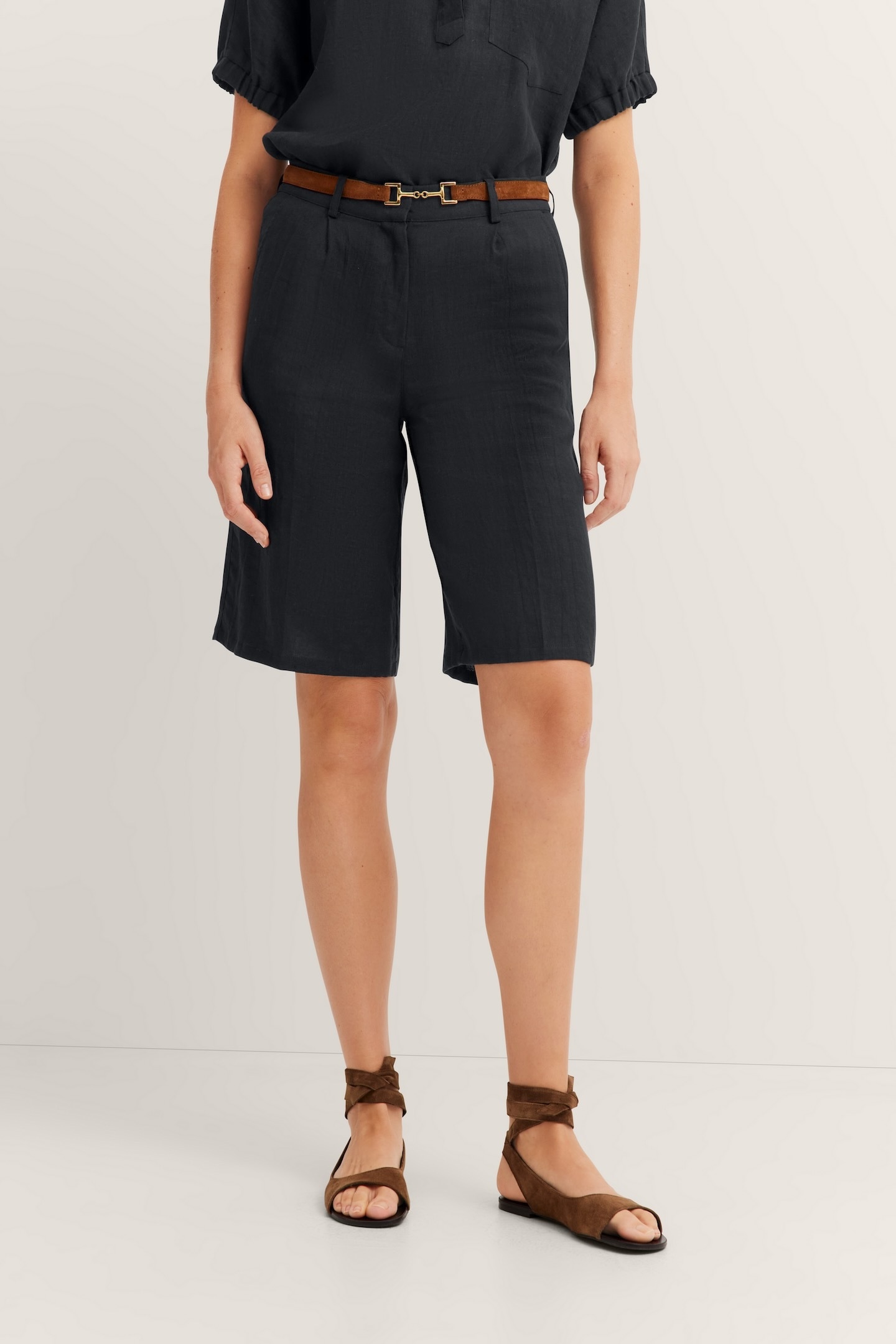 Image of bugatti Shorts aus Leinen