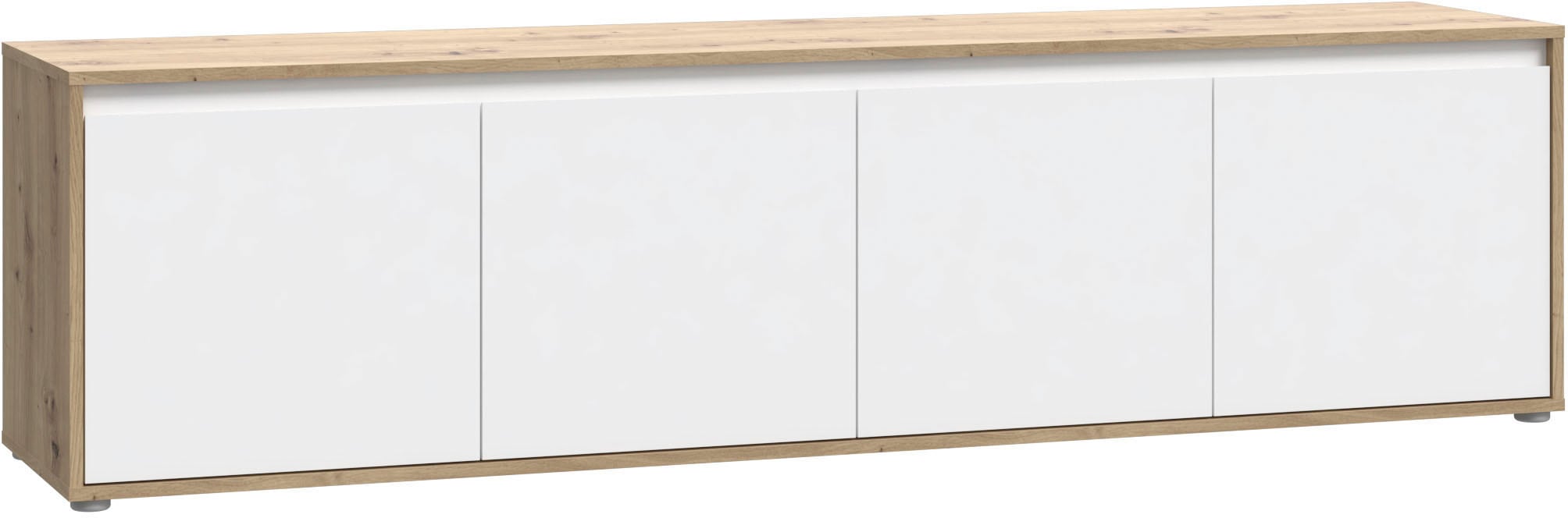 Image of FORTE Lowboard "TV-Board gross Breite ca 190 cm" B/H/T 188,3/49,7/42 cm, grifflose Front, viel Stauraum
