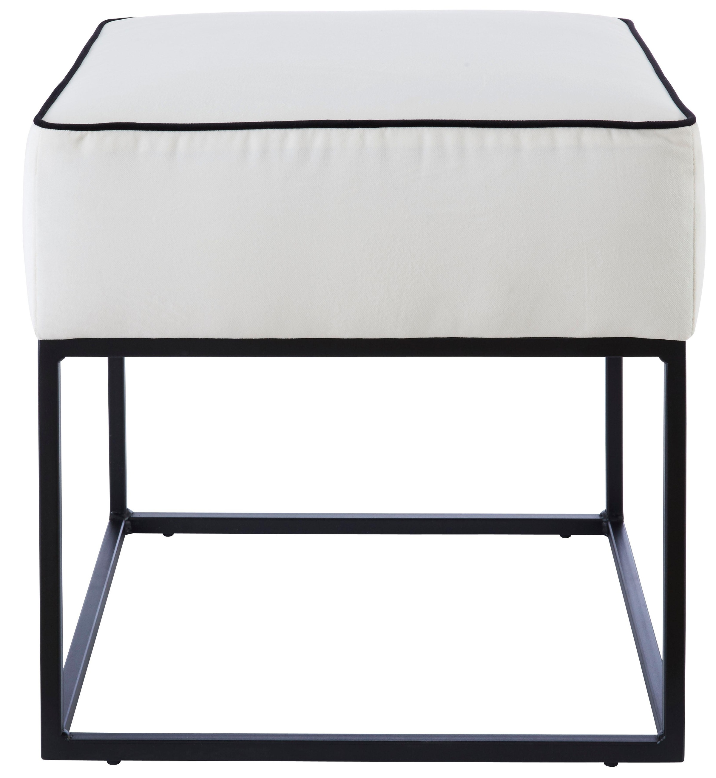 Image of Guido Maria Kretschmer Home&Living Hocker »Bercy«, mit Metallgestell bei Ackermann Versand Schweiz