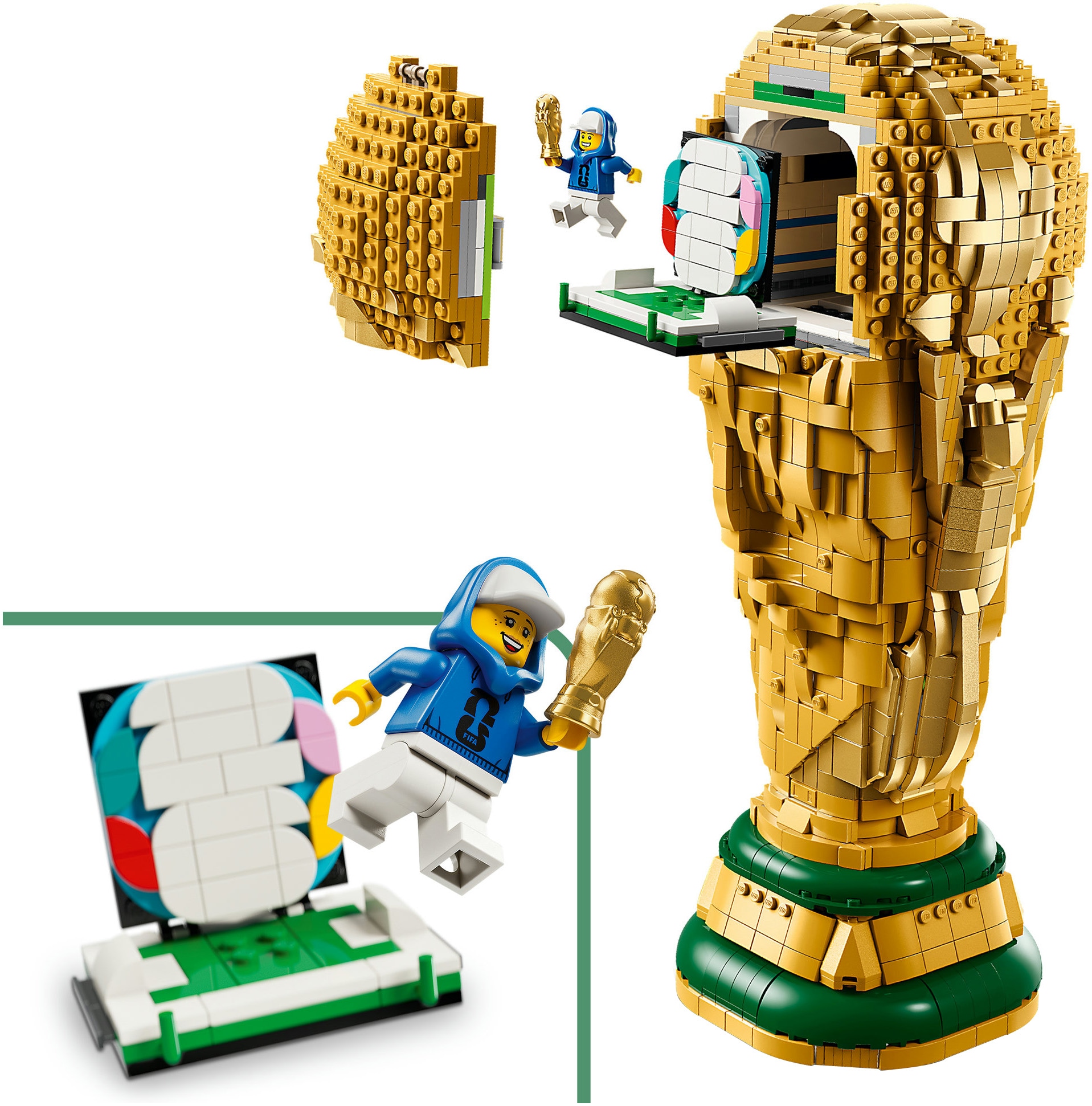 LEGO® Konstruktionsspielsteine »Offizieller Pokal der FIFA Fussball-Weltmeisterschaft (43020)« LEGO Editions Sports