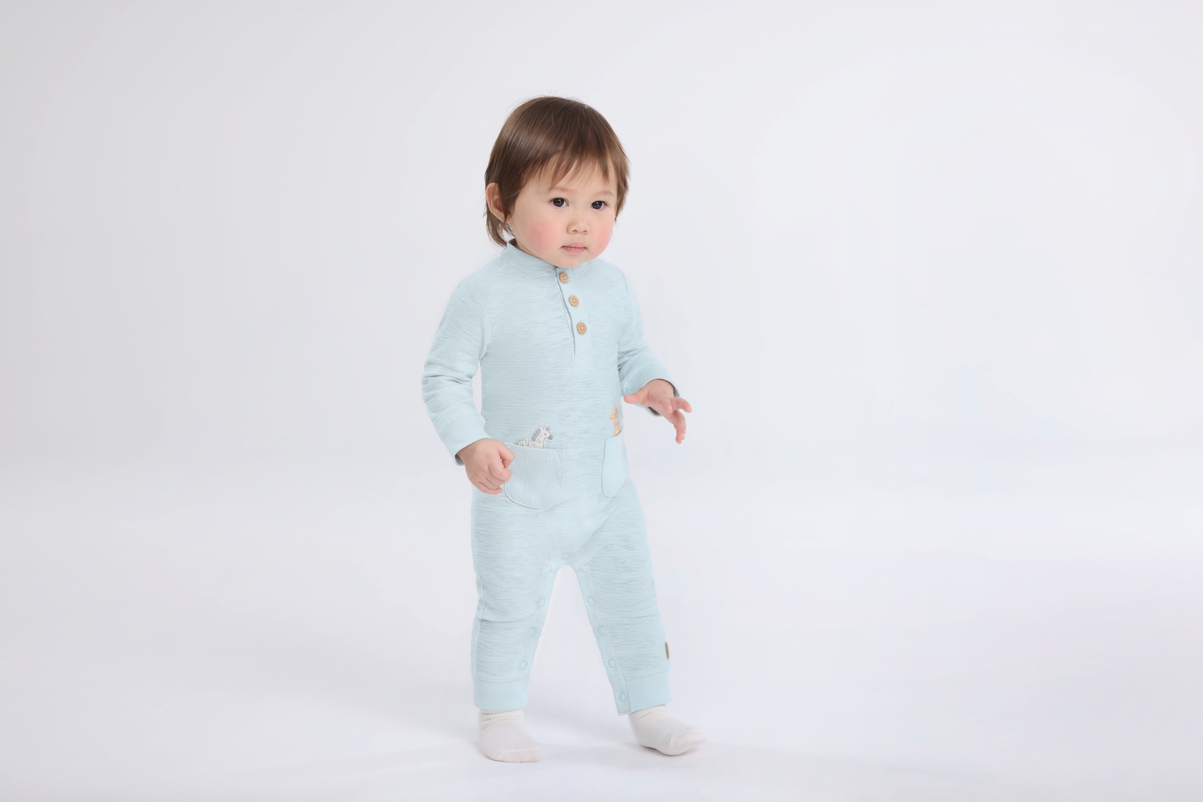 HUGGIES babywear Combinaison »HUGB COVERALL« mit Stickerei