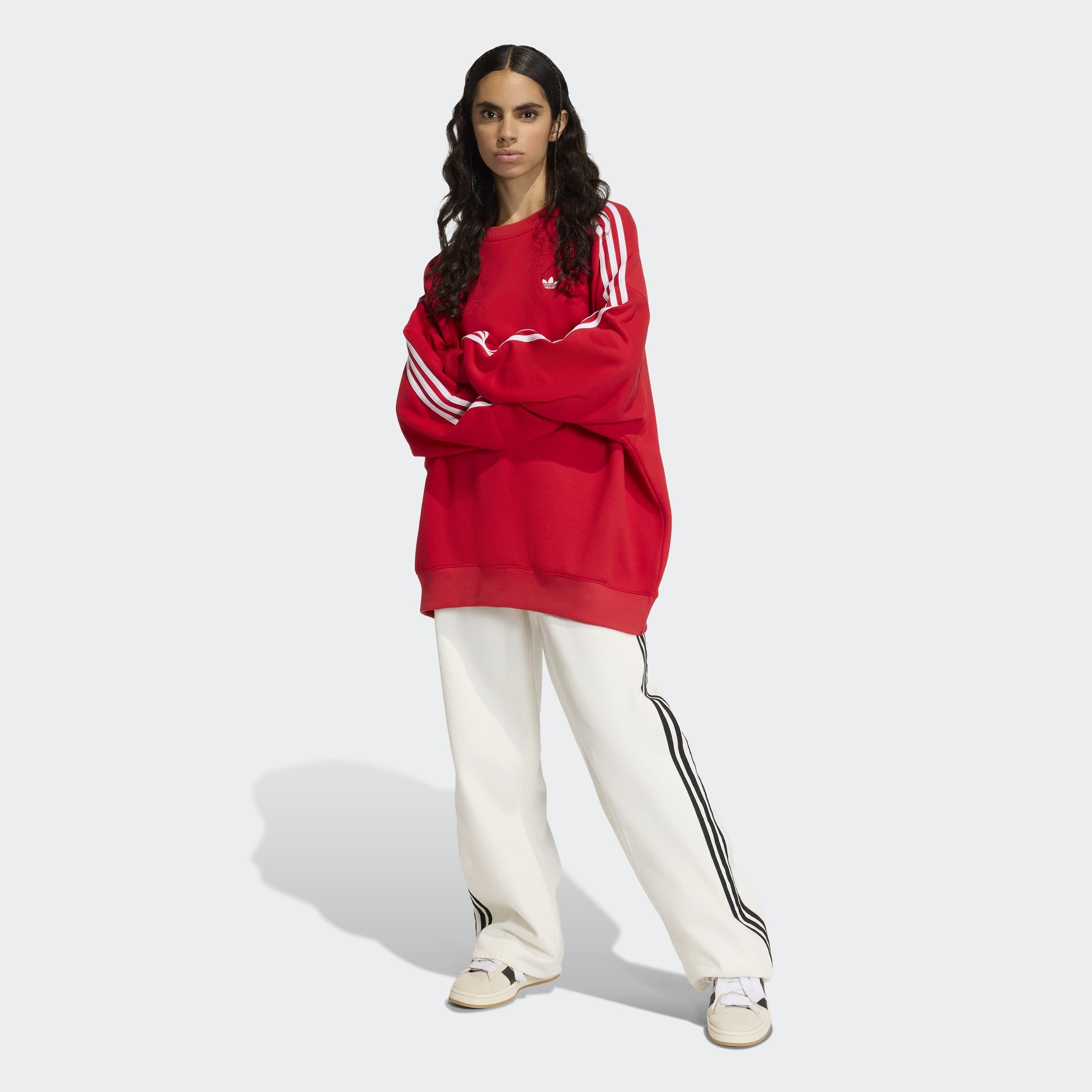 adidas Originals Sweat à capuche »3-STREIFEN OVERSIZED ADILENIUM CREW«
