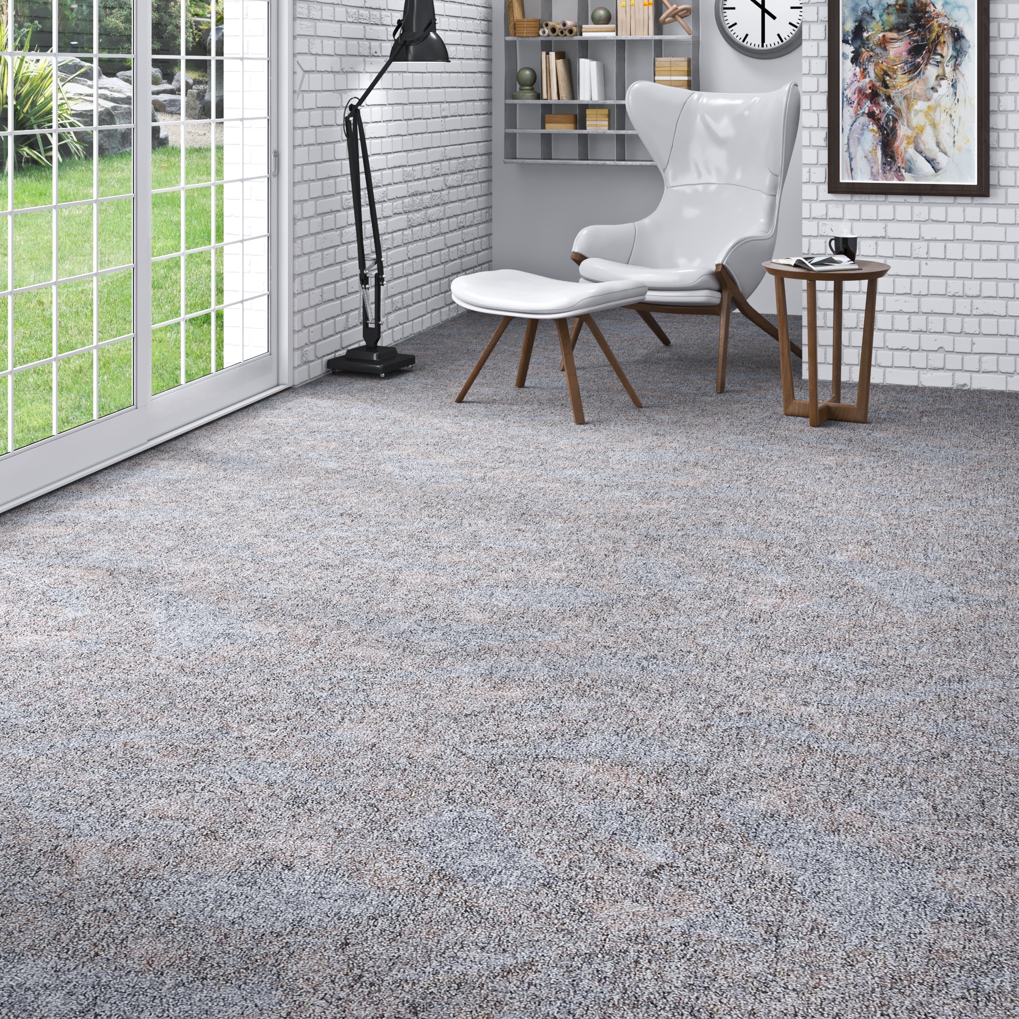 Image of GOODproduct Teppichboden "Caio, Schlinge, Gesamthöhe 8 mm" rechteckig meliert, Breite 400 cm, strapazierfähig, Wohnzimmer, Schlafzimmer