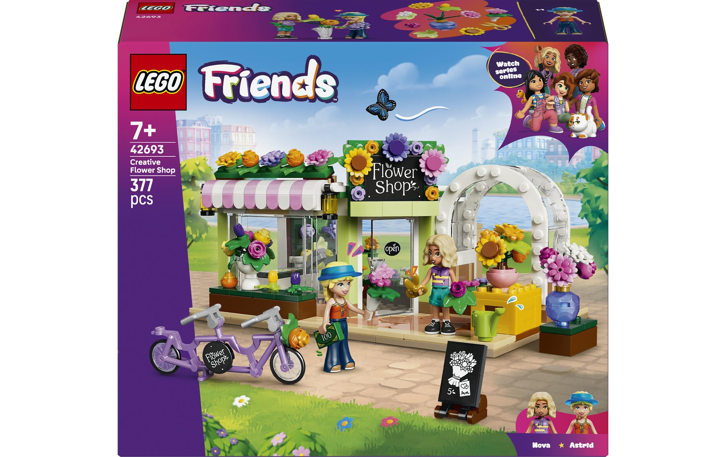 LEGO® Konstruktionsspielsteine »Kreativer Blumenladen (42693), LEGO Friends« Made in Europe