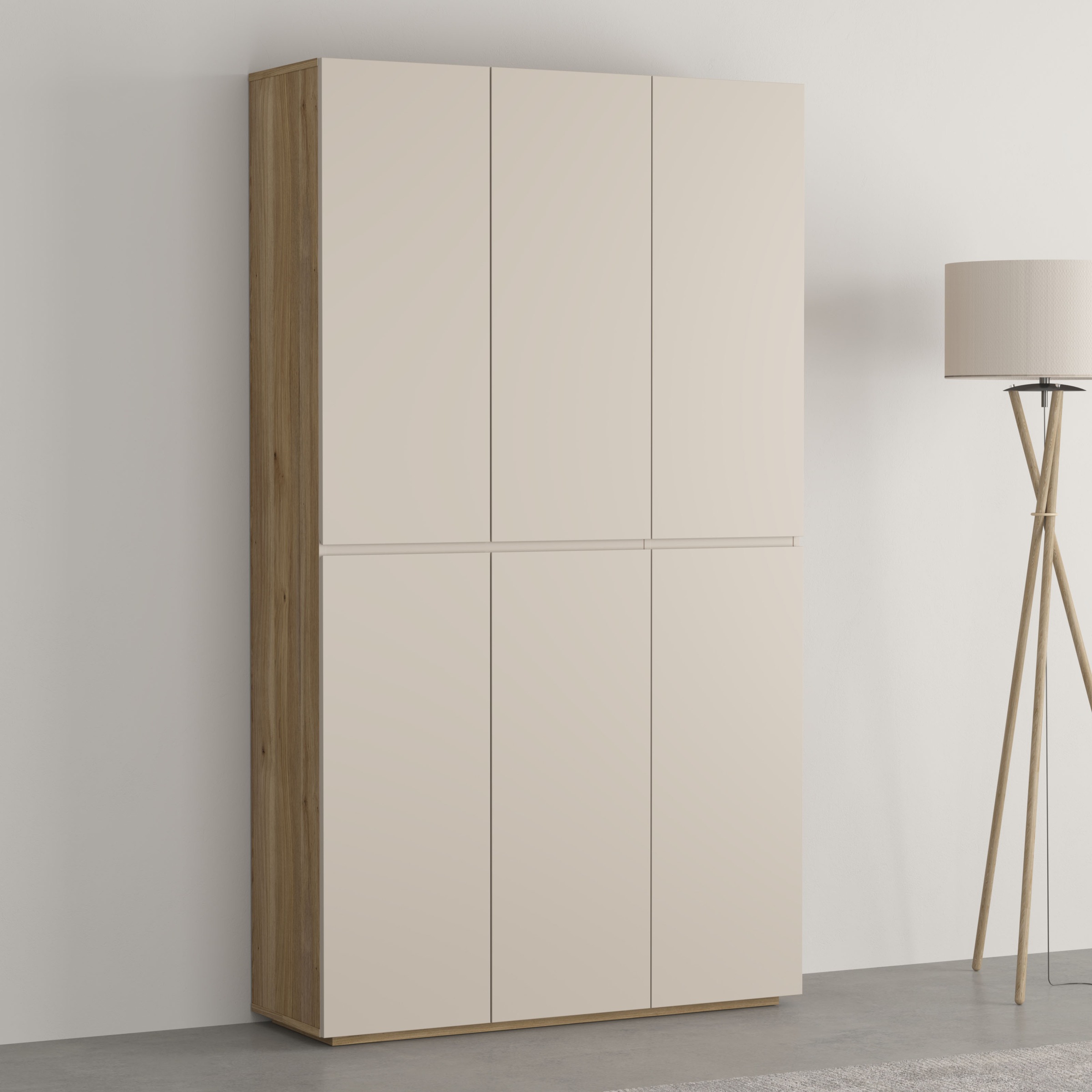 Image of GOODproduct Schuhschrank "Criss moderner Griffloser Stauschrank, Allzweckschrank, Schuhkommode" Mehrzweckschrank,Breite 105 cm, inclusive 12 verstellbare Einlegeböden