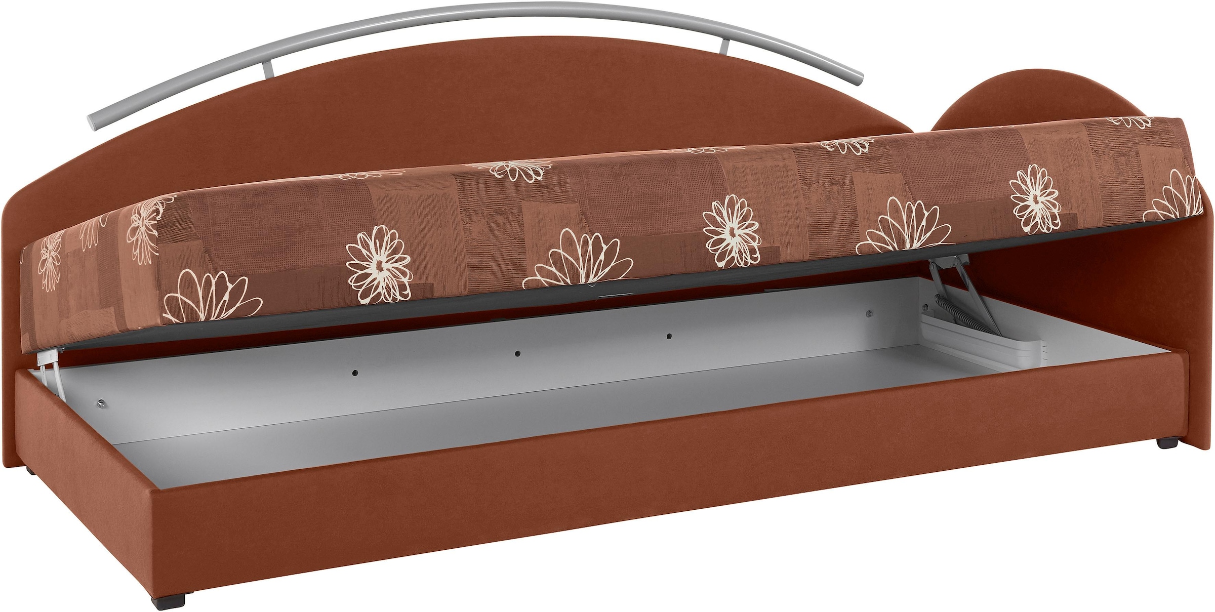 Maintal Chaise longue rembourrée mit Bettkasten