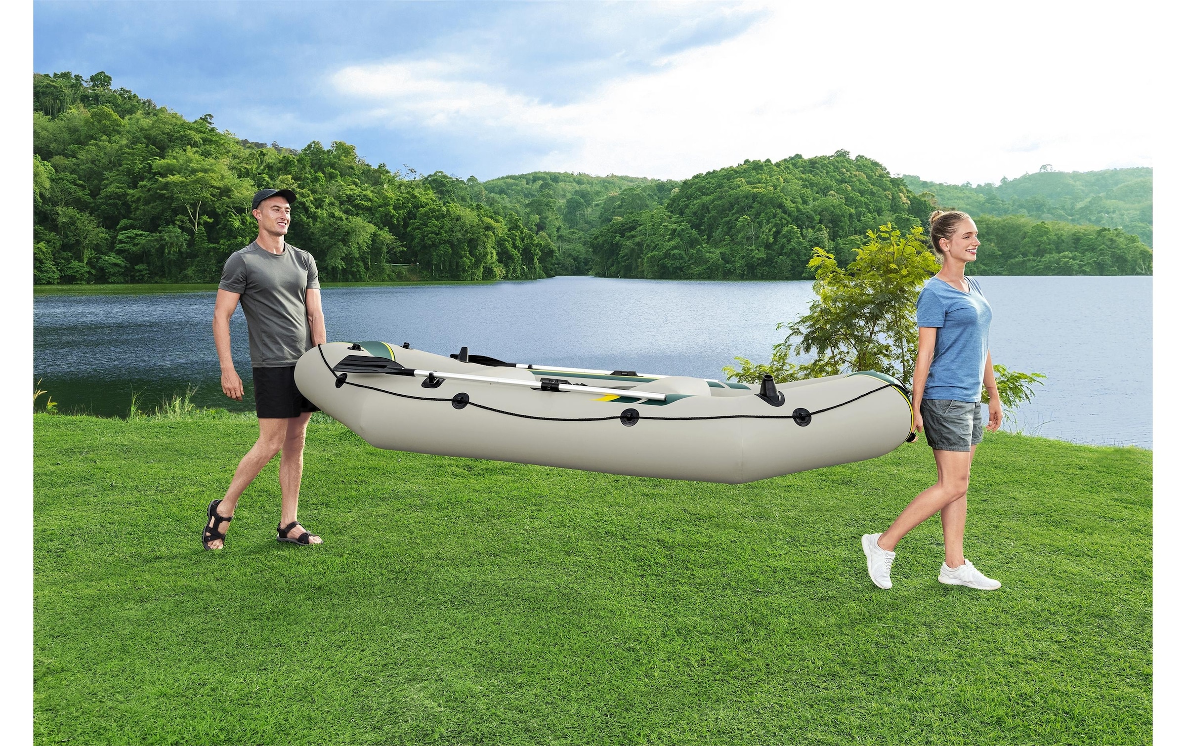 Bestway Schlauchboot »Hydro-Force Komplett-Set Ranger Elite X3« Gummiboot