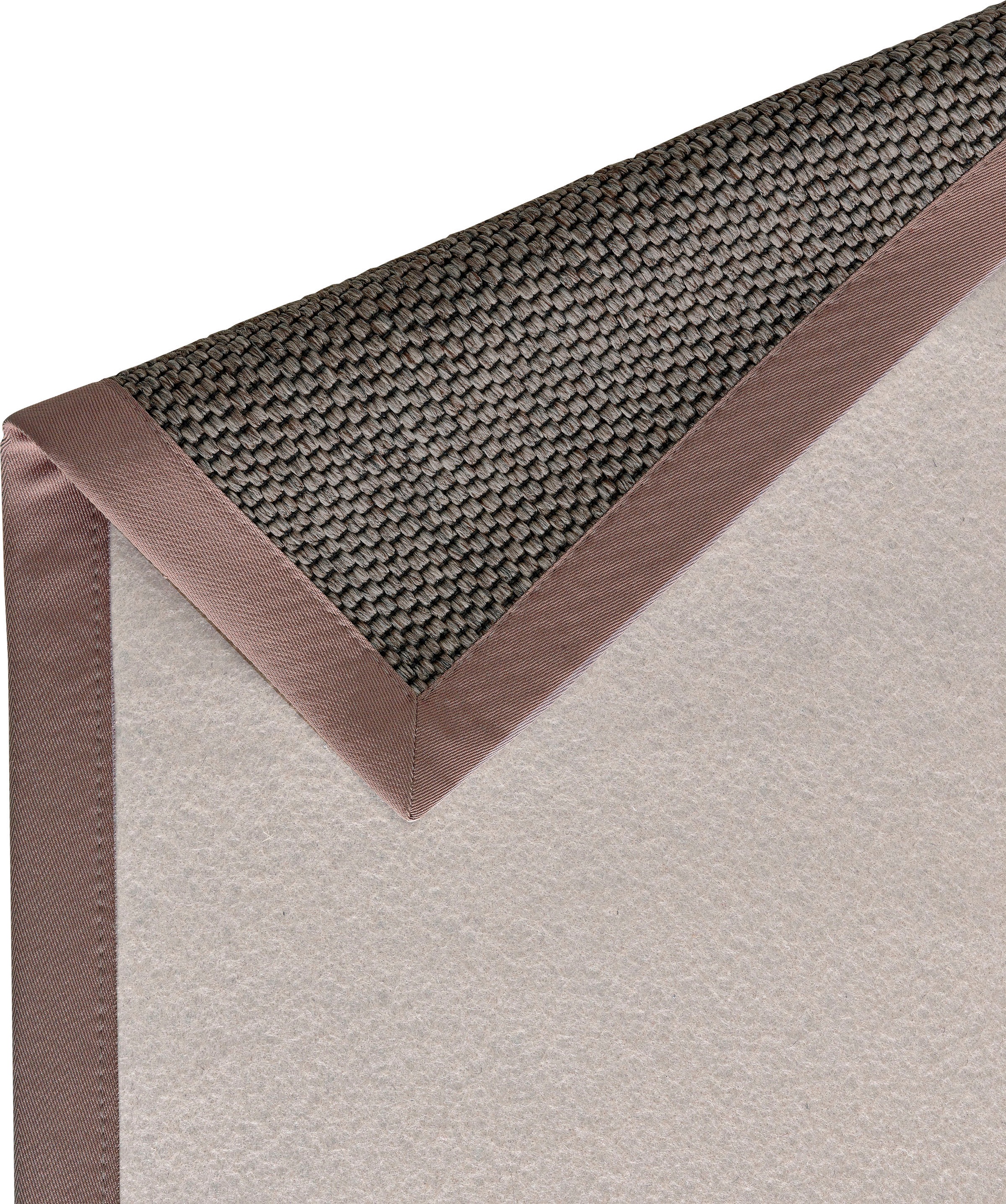 Dekowe Teppich »Naturana Panama«, rechteckig, 8 mm Höhe, Flachgewebe, meliert, Sisal-Optik, mit Bordüre, Wohnzimmer