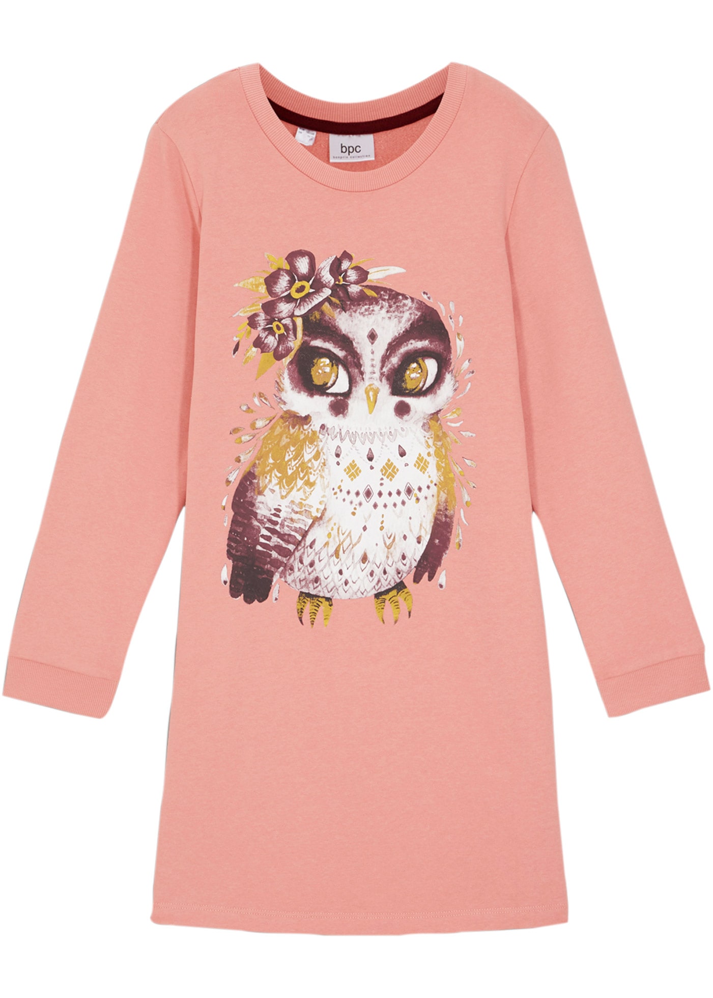 bonprix Sweatkleid »Sweatkleid aus reiner Baumwolle« Sweatkleid aus reiner Baumwolle