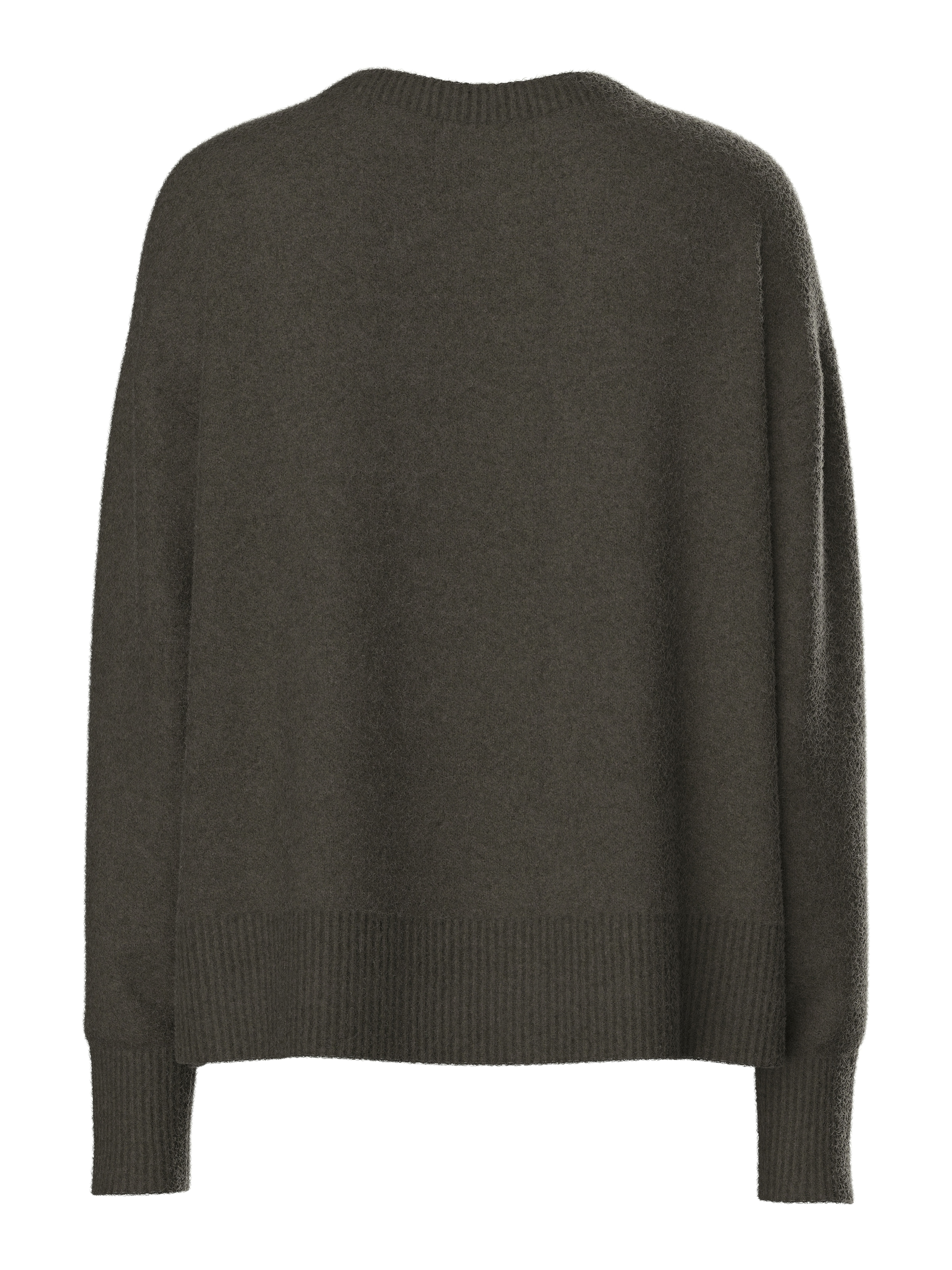 pieces Strickpullover »PCMALOU LS O-NECK CUTLINE KNIT NOOS BC«