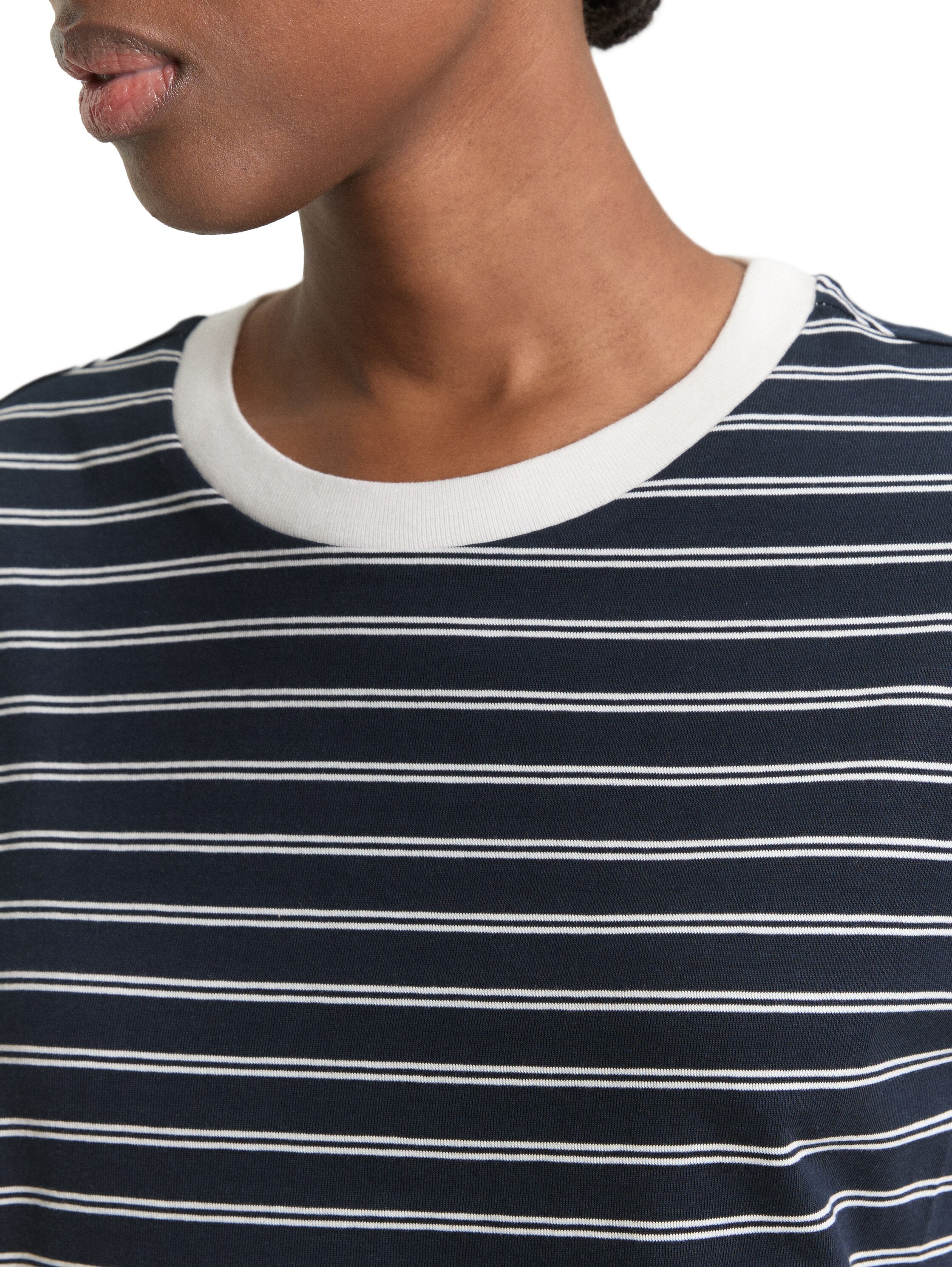 TOM TAILOR Denim T-shirt avec motif à rayures