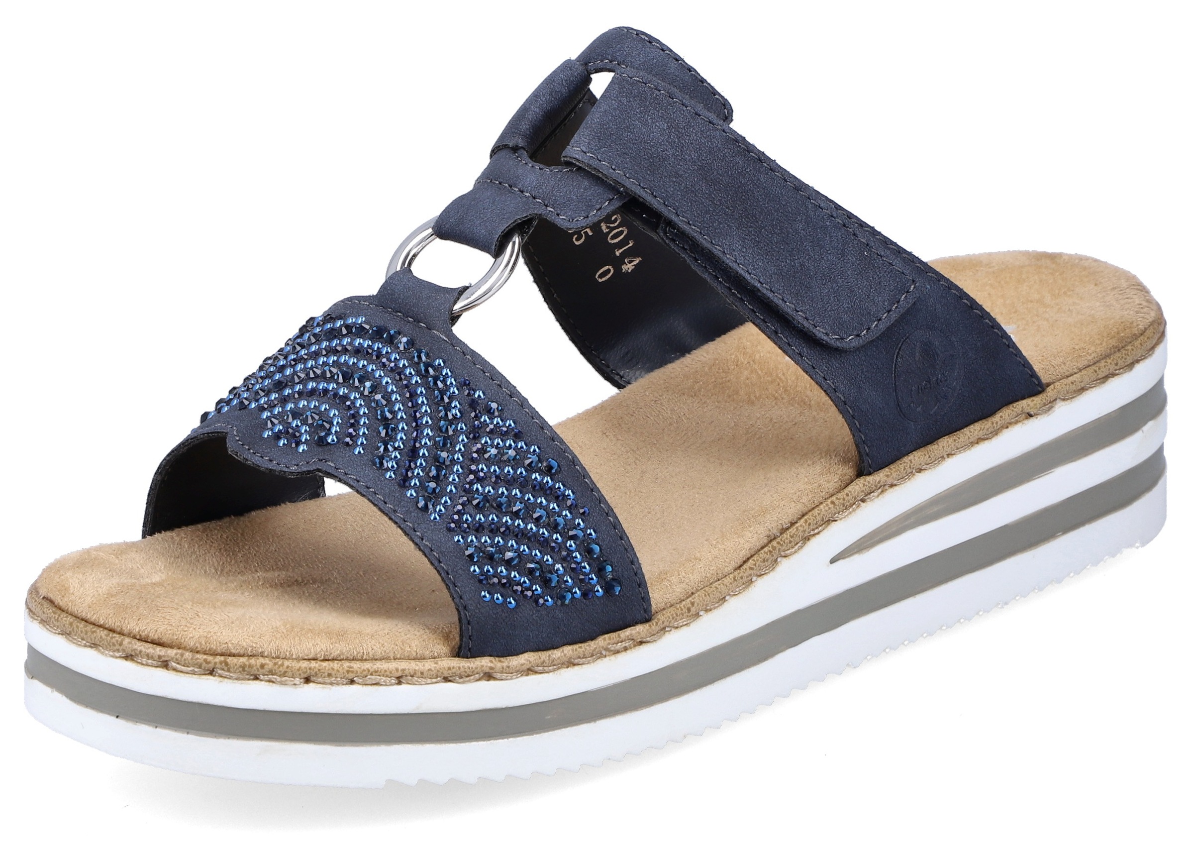 Image of Rieker Pantolette, mit hübscher Schmucksteinverzierung bei Ackermann Versand Schweiz