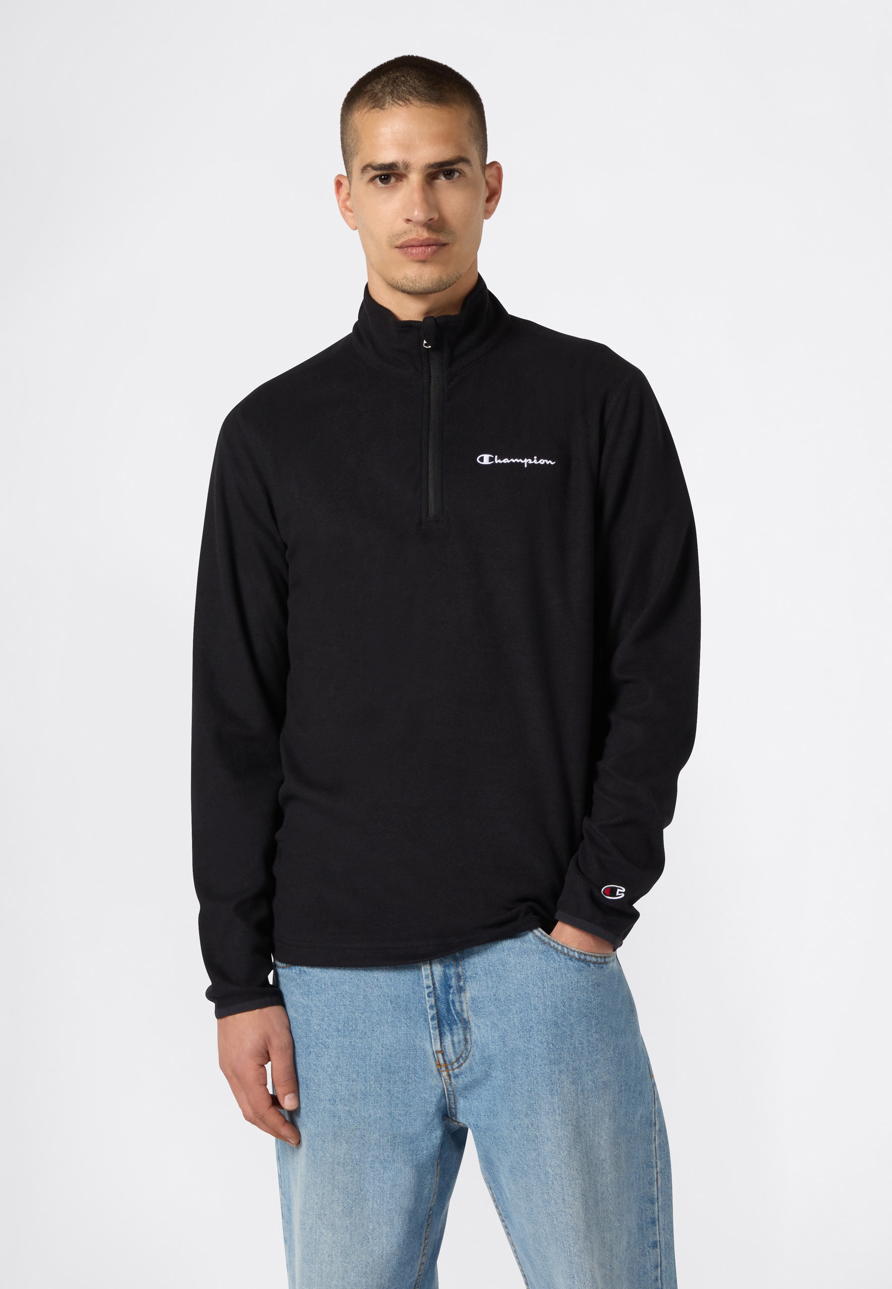 Image of Champion Sweatshirt "SPORTWEAR HALF ZIP Slim Fit Micro Polar"