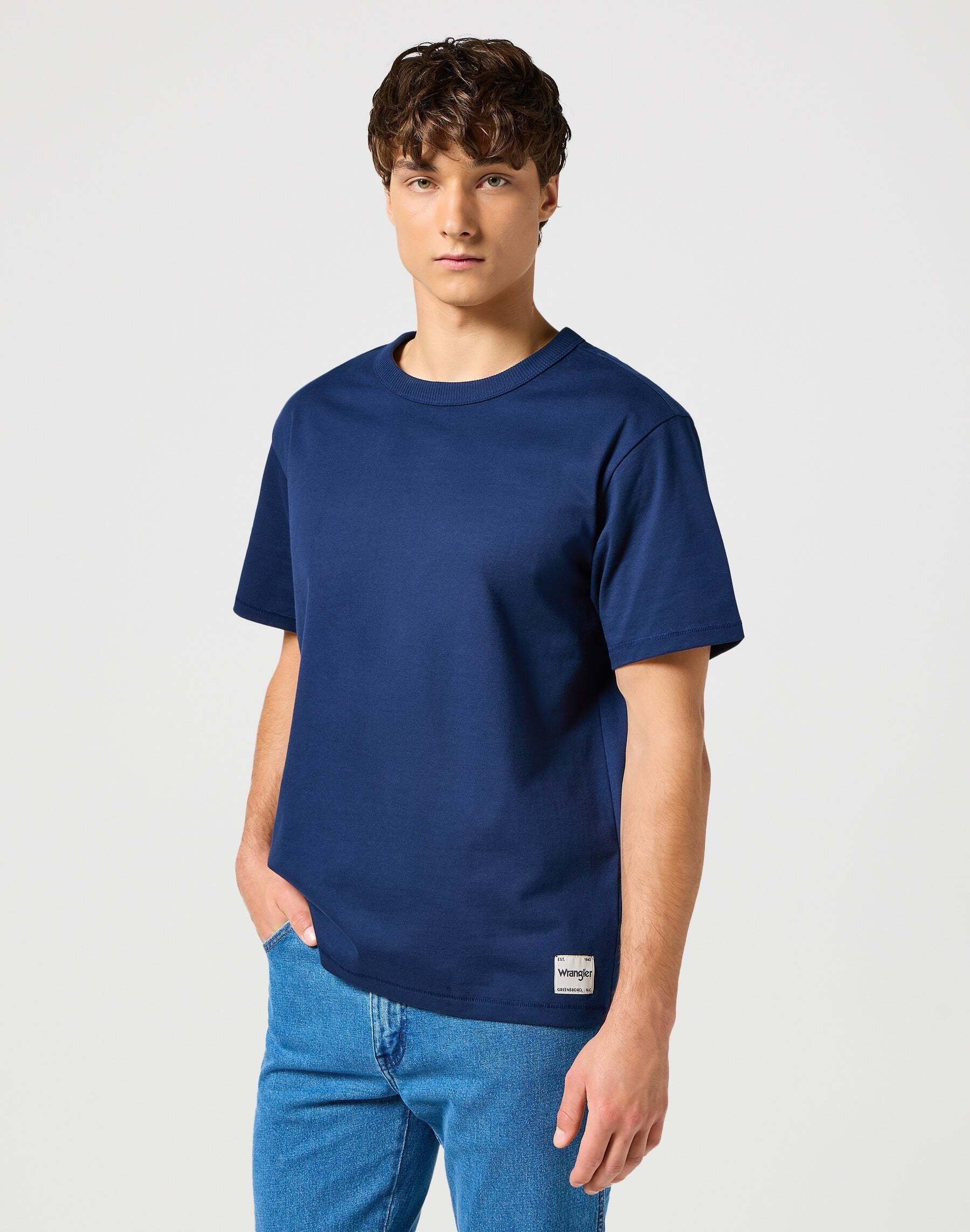 Image of Wrangler T-Shirt "WRANGLER T-shirt Shortleeves Solid Tee"