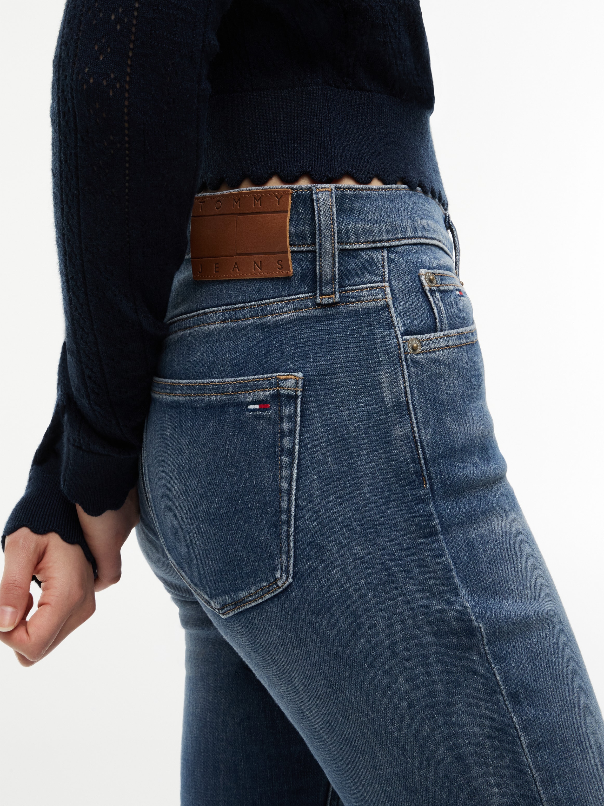 Tommy Jeans Jeans skinny »NORA MR SKNY« mélange de coton, coupe skinny